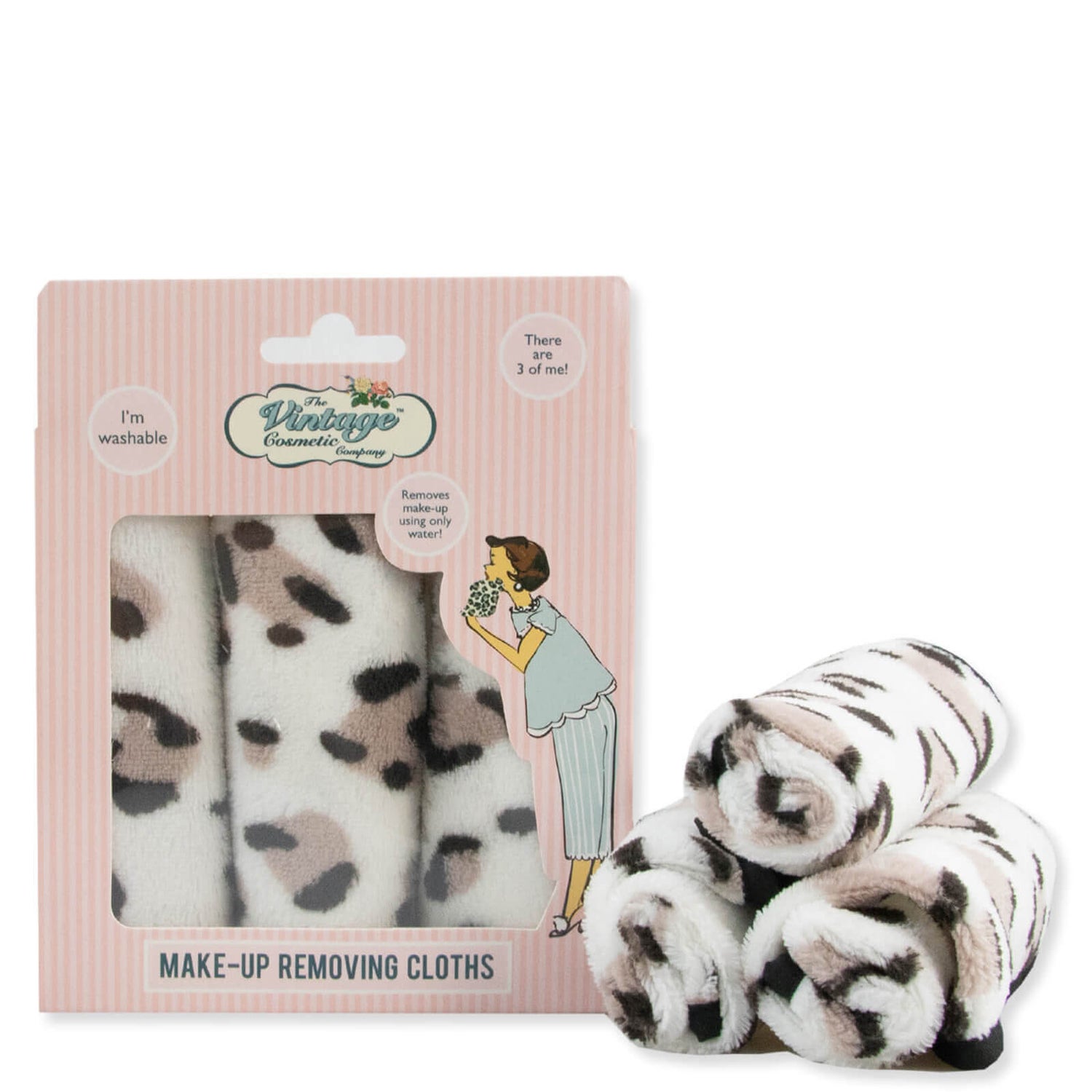 The Vintage Cosmetic Company Leopard Print Makeup Removing Cloths