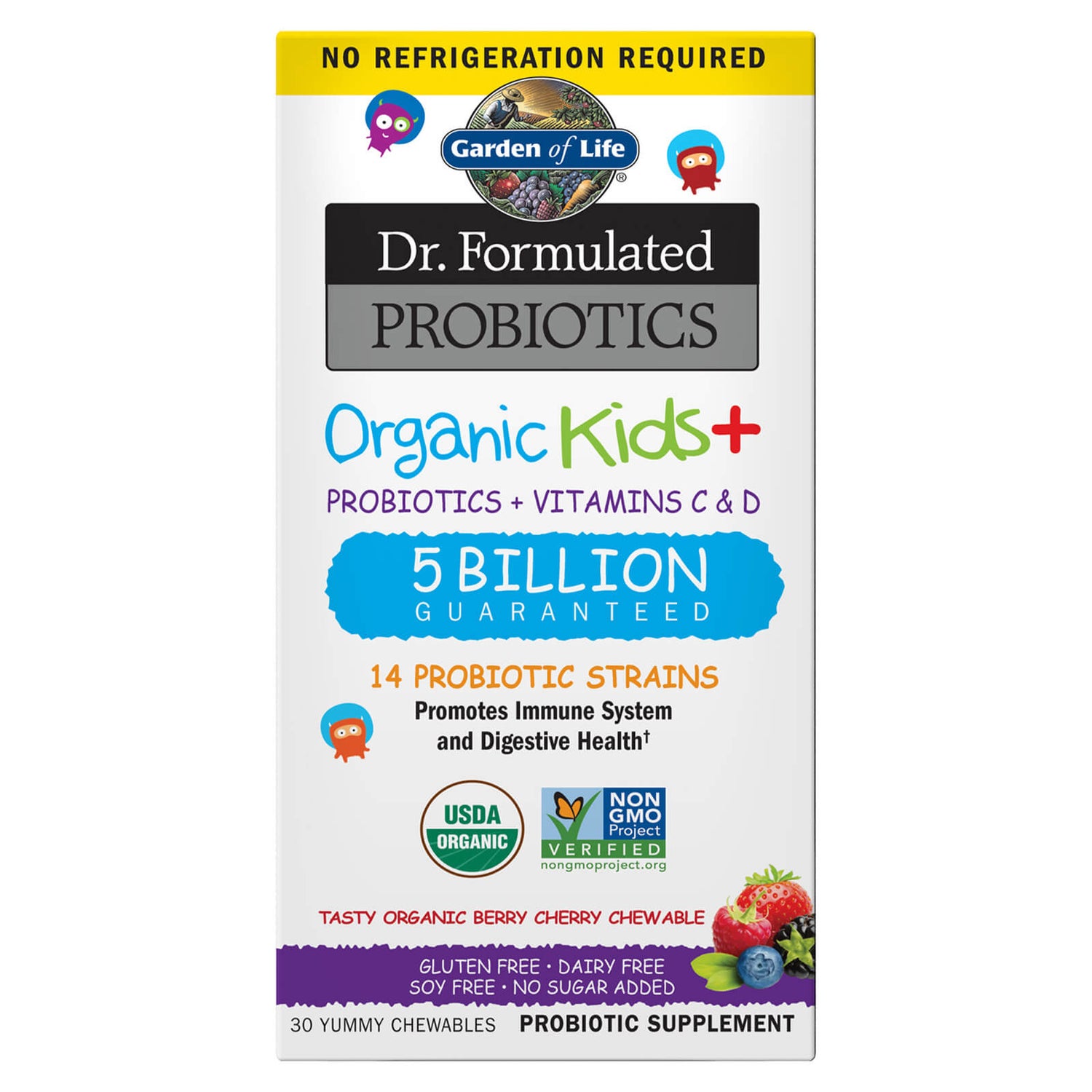 Mikrobiom Organics für Kinder – Beere-Kirsche – 30 Kautabletten ...