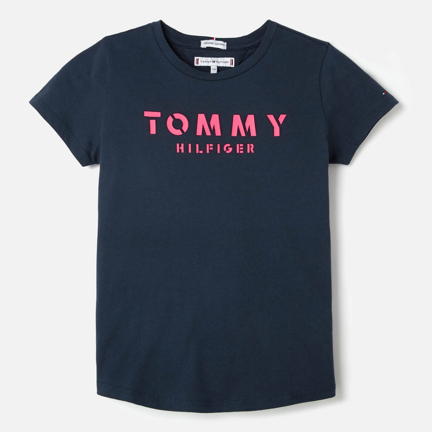 Tommy Hilfiger Girls' Essential Tommy T-Shirt - Black Iris | TheHut.com