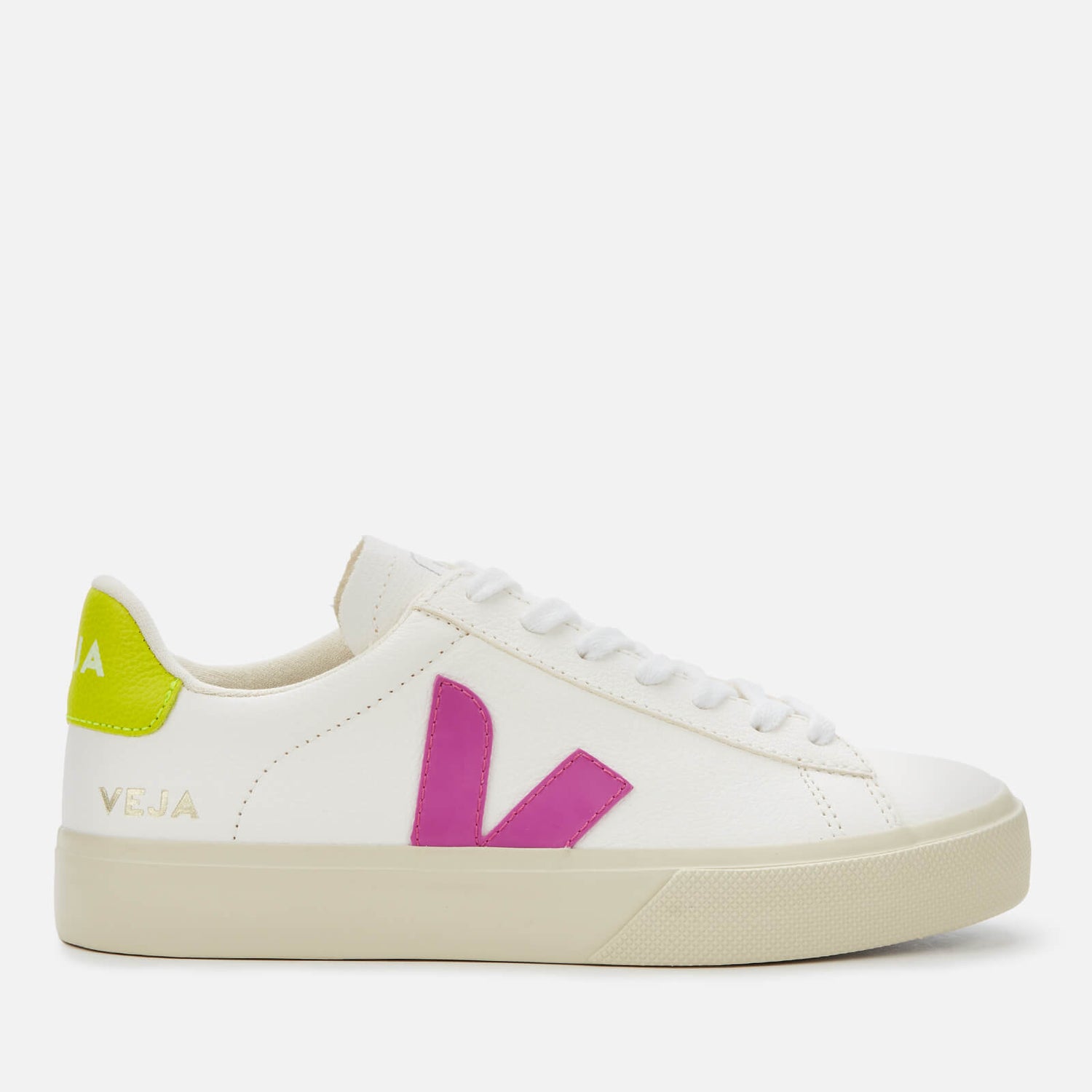 Veja Women's Campo Chrome Free Trainers Extra White/Ultra Violet