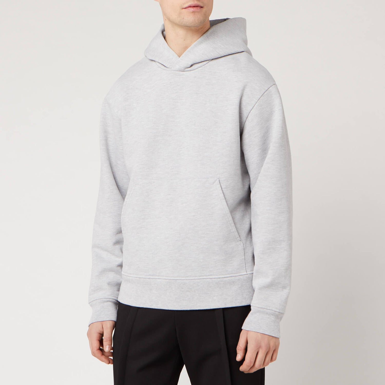 Acne Studios Men's Classic Fit Hooded Sweatshirt - Pale Grey Melange ...