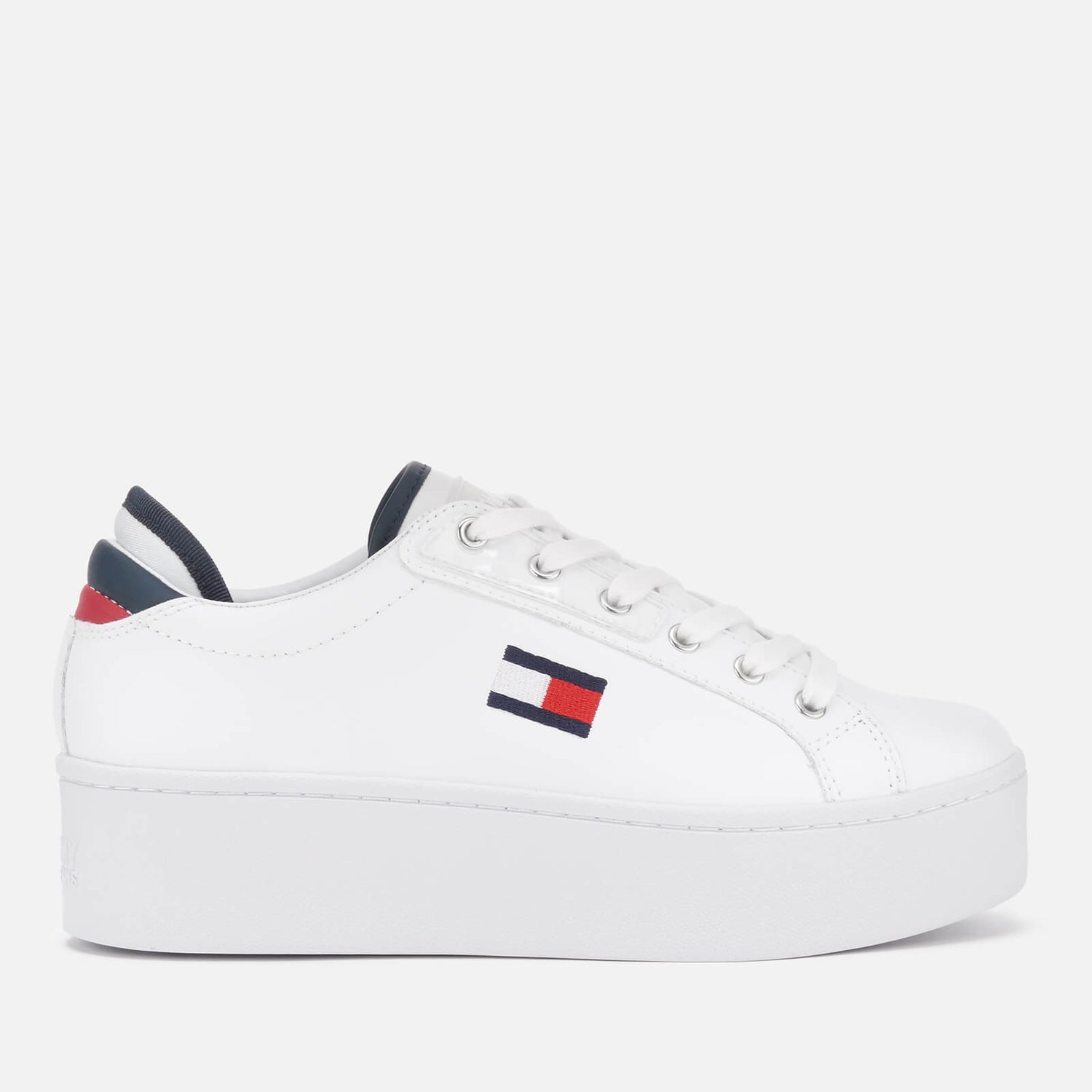 Tommy Jeans Women's Platform Trainers - Red/White/Blue | TheHut.com