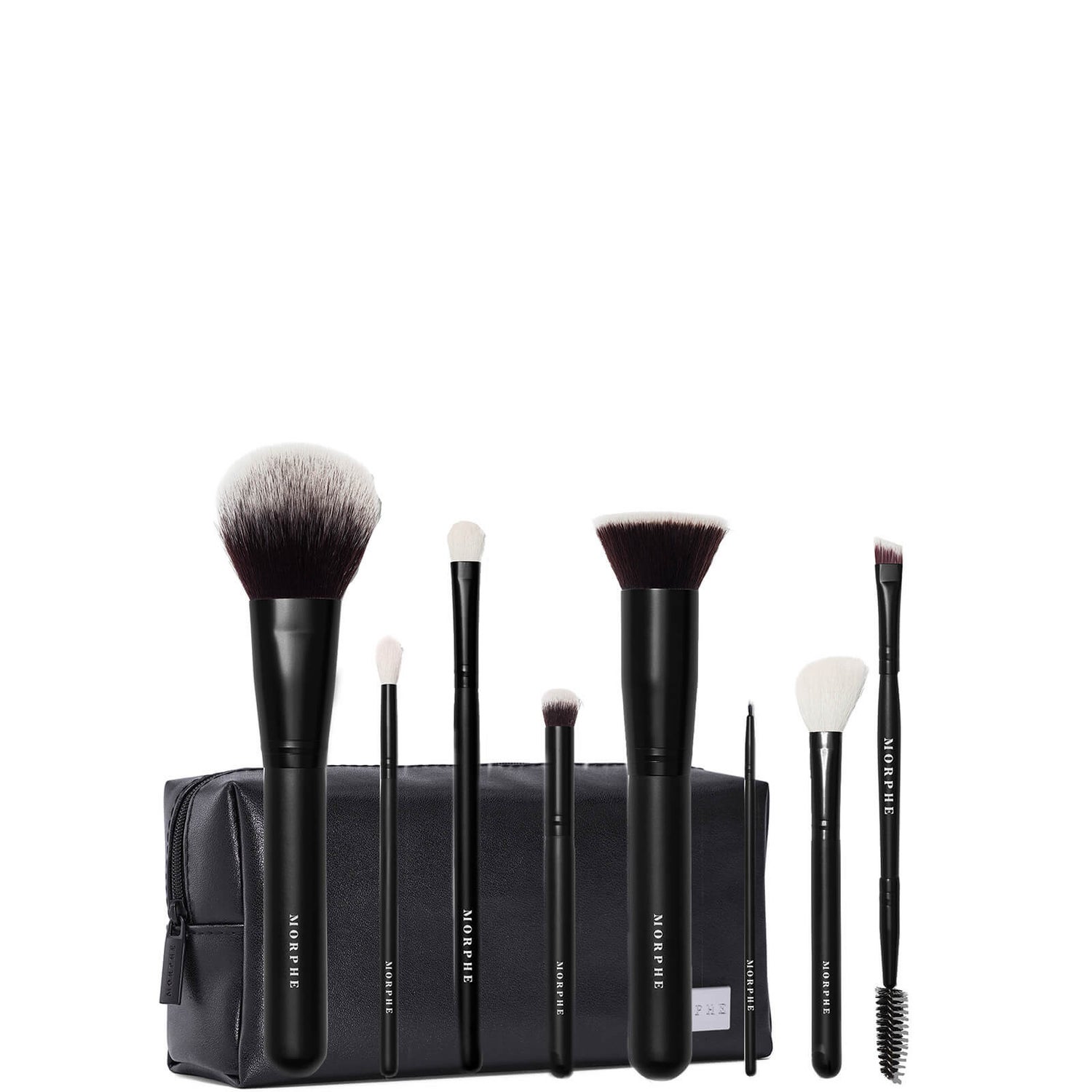 Morphe Get Things Started 8 Piece Brush Collection and Bag (Worth £88. ...