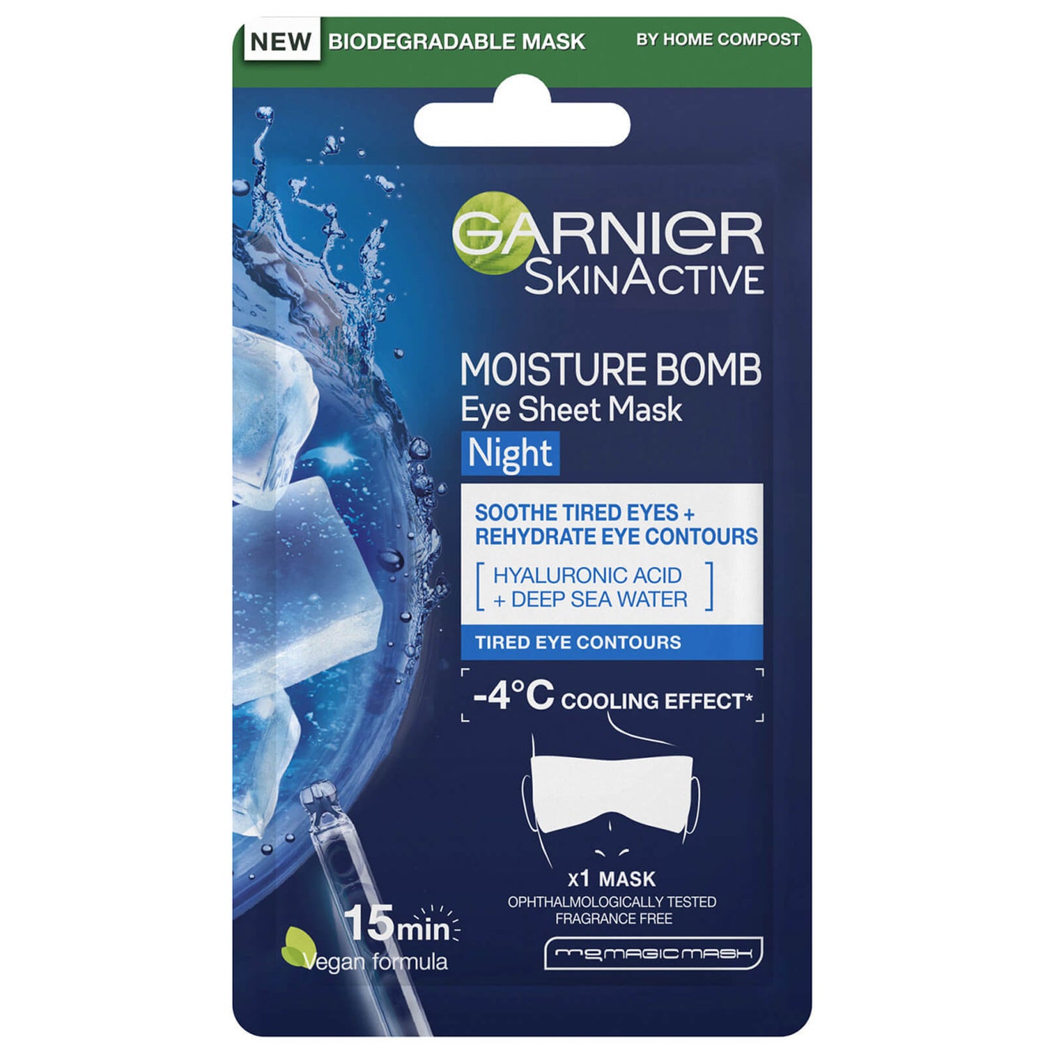Garnier Moisture Bomb Deep Sea Water & Hyaluronic Acid NightTime Eye