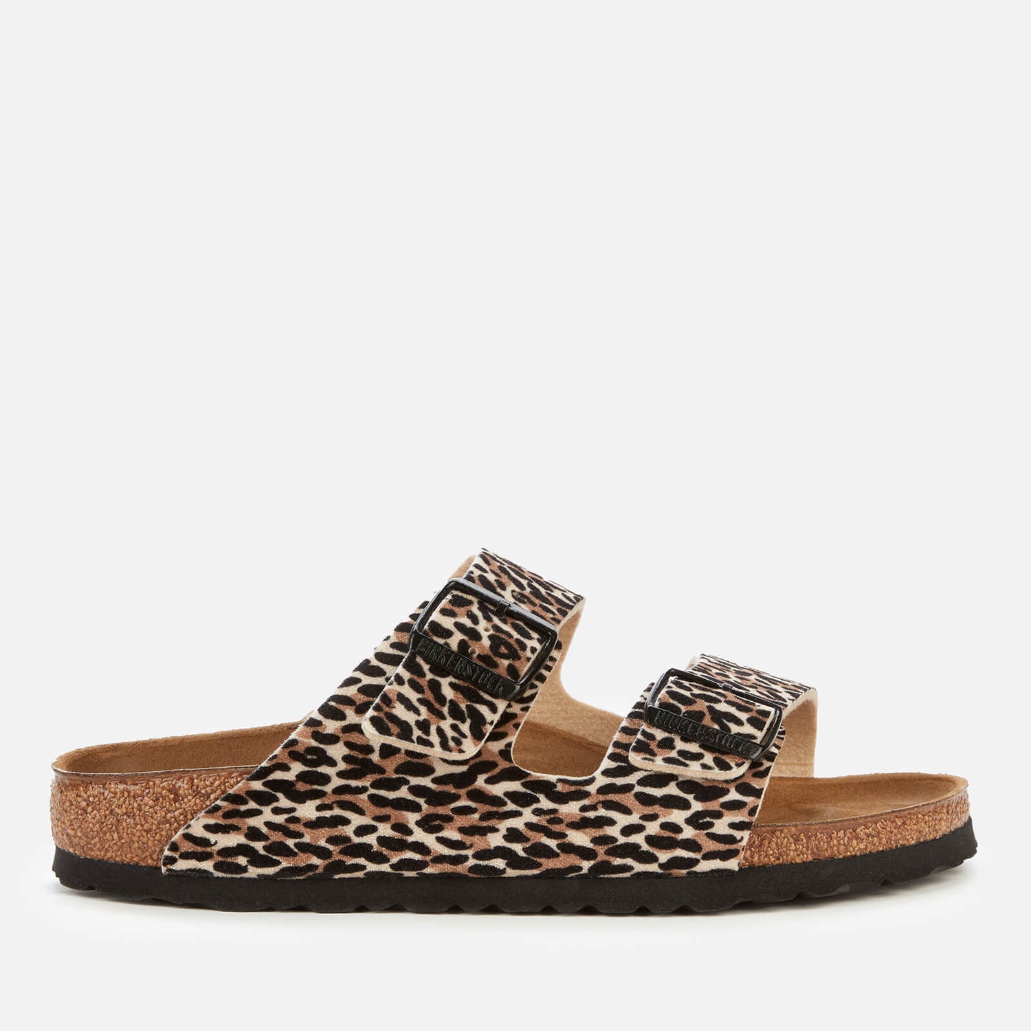 Birkenstock Women's Arizona Leopard Print Double Strap Sandals - Tan ...