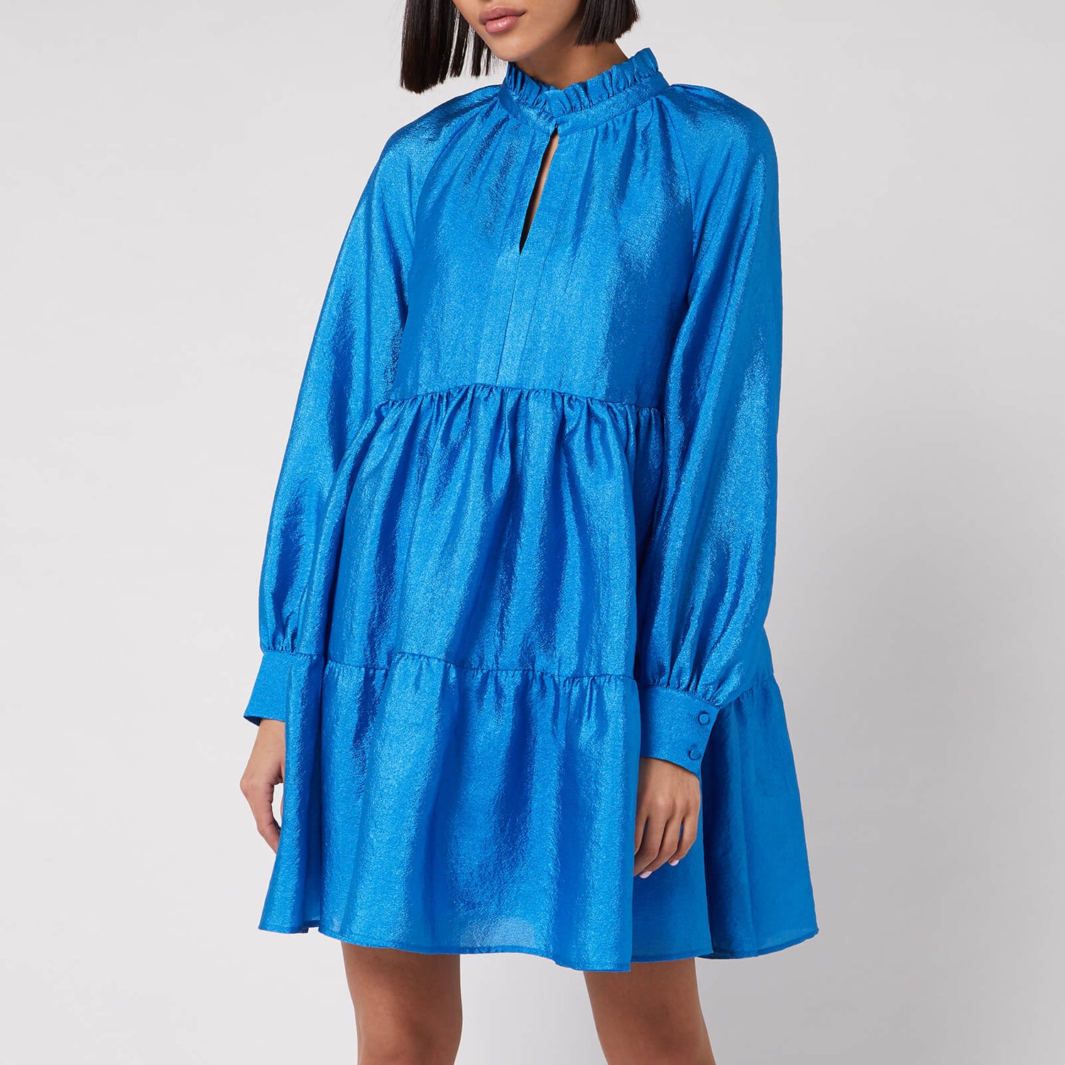 Stine Goya Women's Jasmine Mini Dress - Blue - Free UK Delivery Available