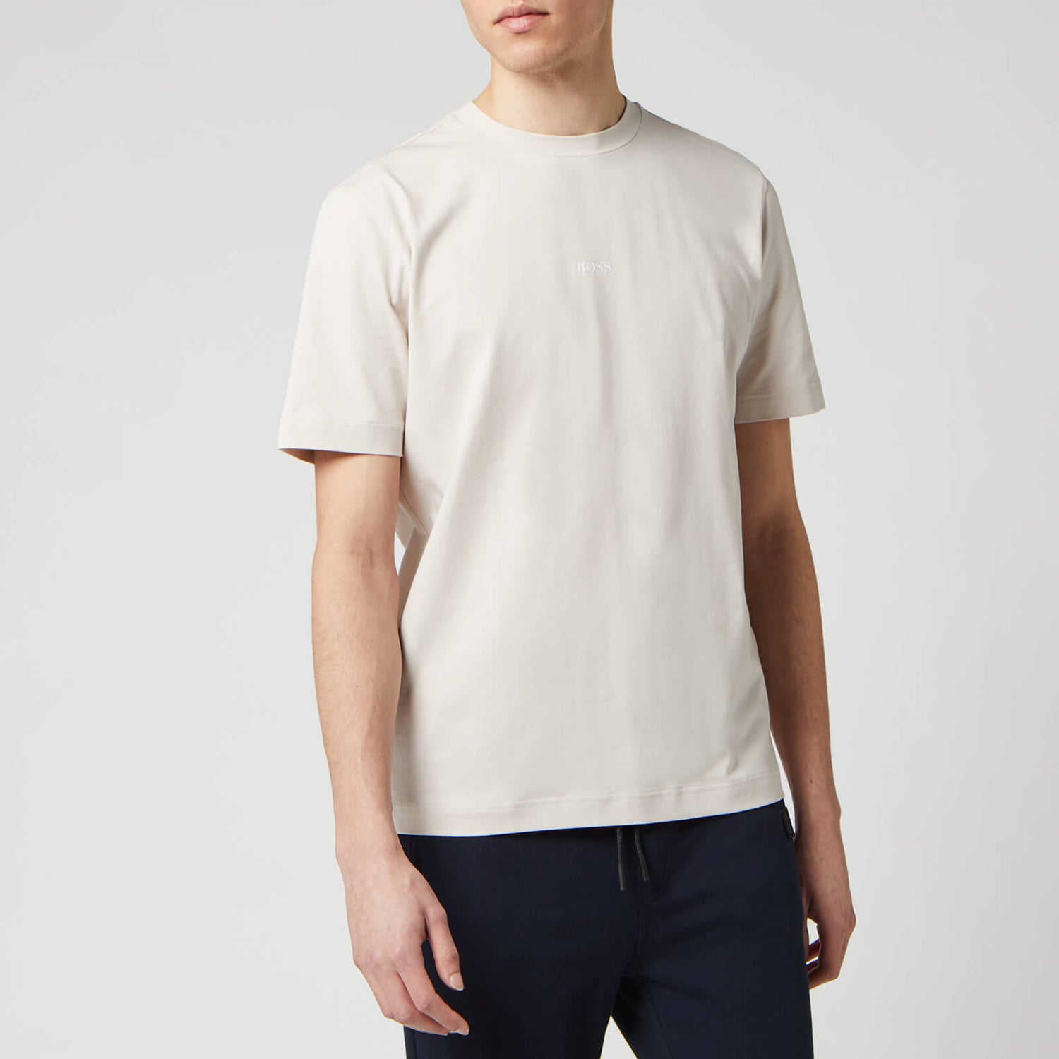 BOSS Hugo Boss Men's Tchup T-Shirt - Light/Pastel Grey | TheHut.com