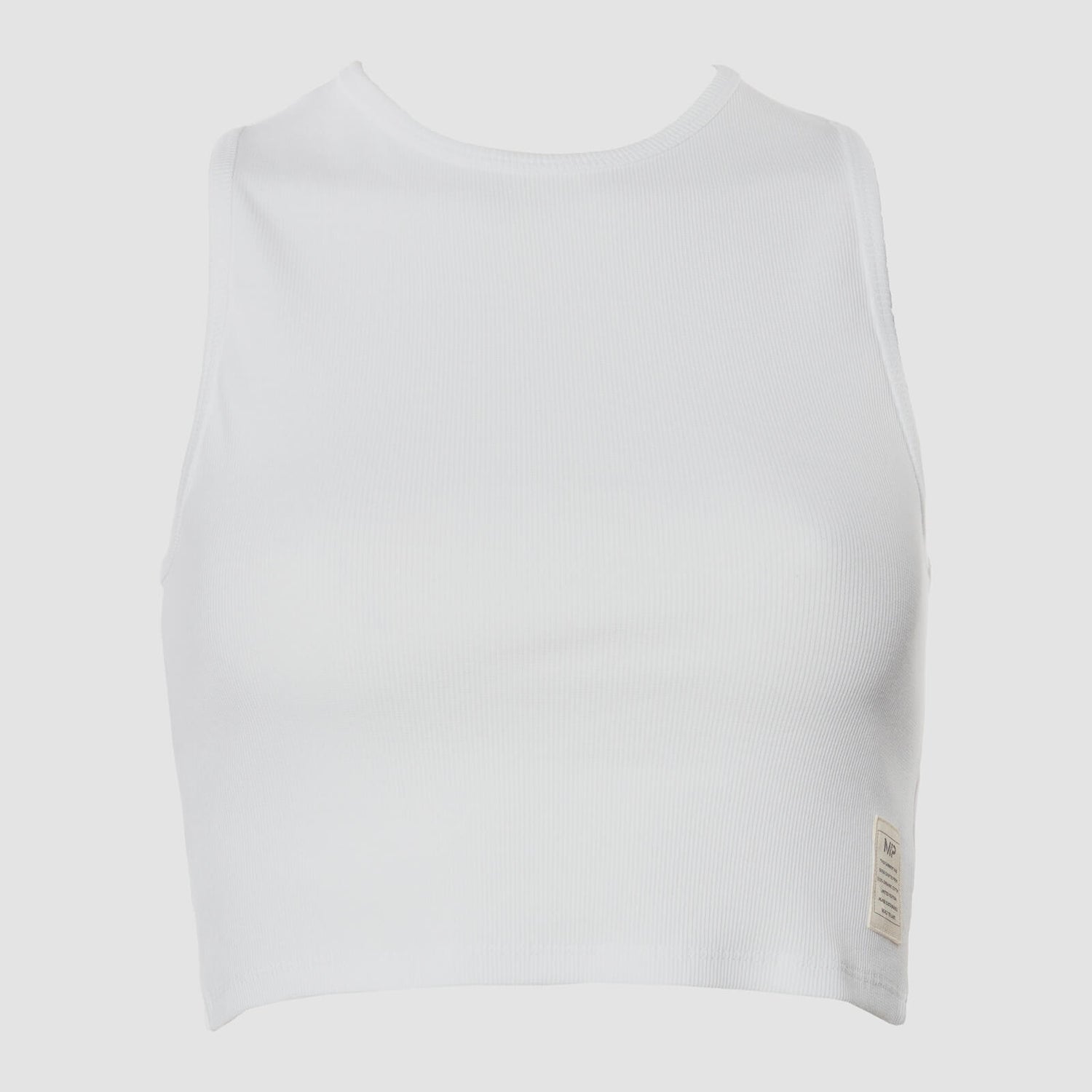 Women's A/WEAR Rib Vest White MYPROTEIN™