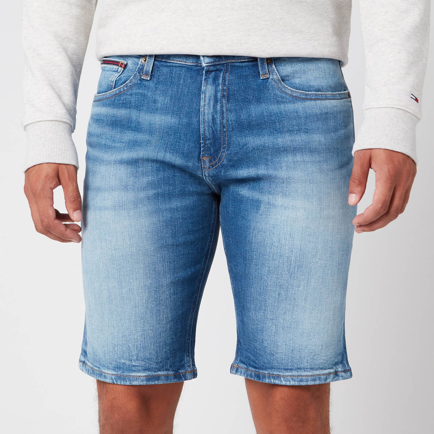 Tommy Jeans Men's Scanton Slim Denim Shorts - Court Black | TheHut.com