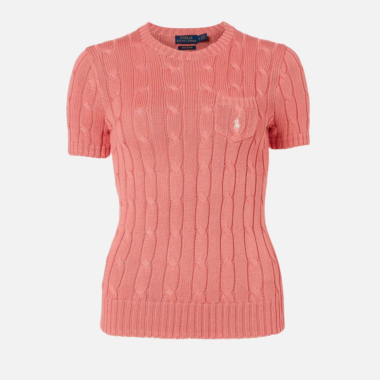 Polo Ralph Lauren Women's Short Sleeve Knit Top - Cottage Rose - Free UK Delivery Available