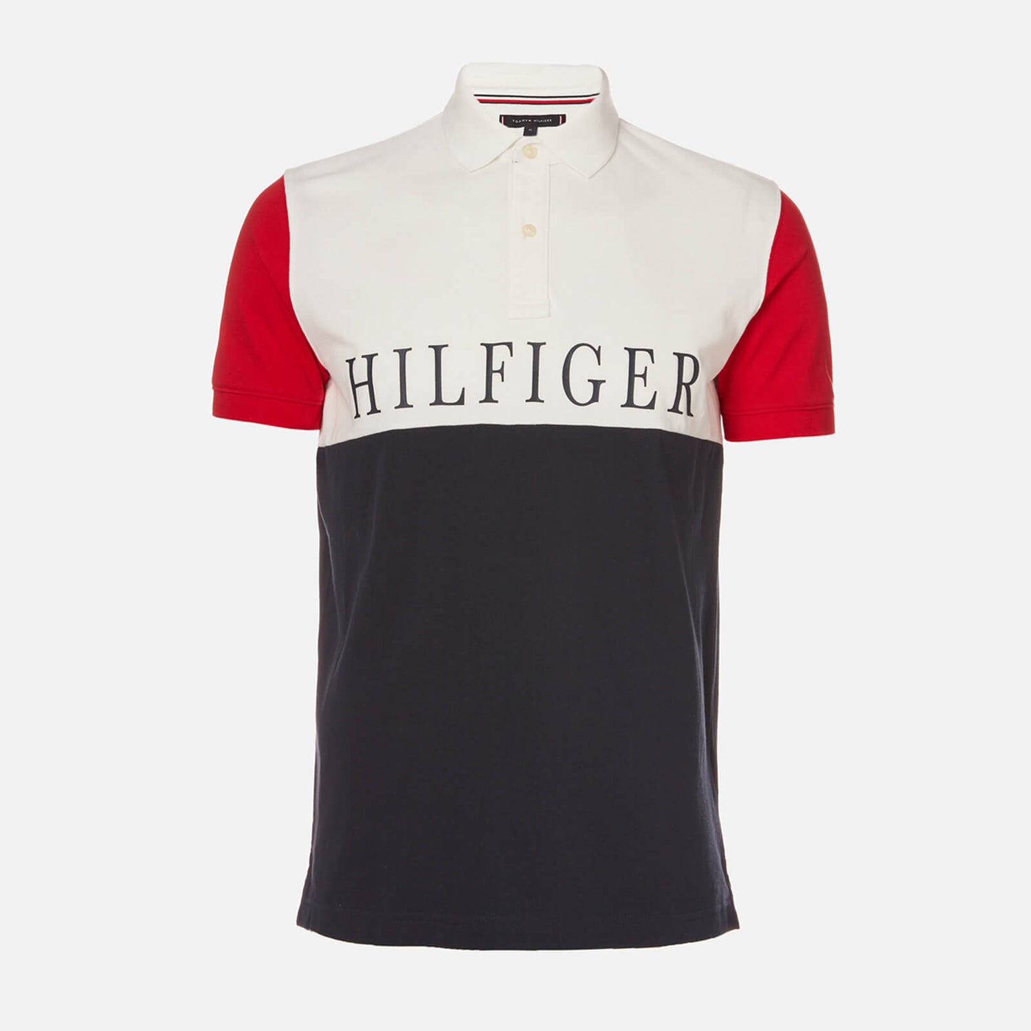 Tommy Hilfiger Men's Colorblock Regular Polo Shirt - Desert Sky Multi ...