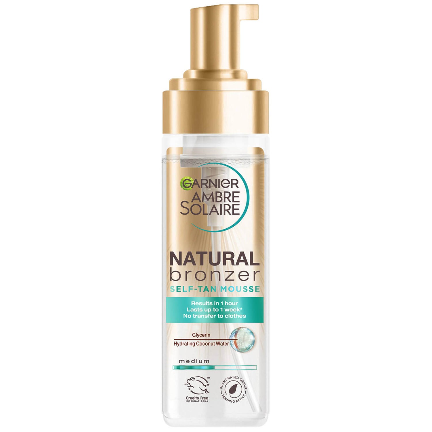 Garnier Ambre Solaire Vegan Natural Bronzer Intense Clear Self Tan
