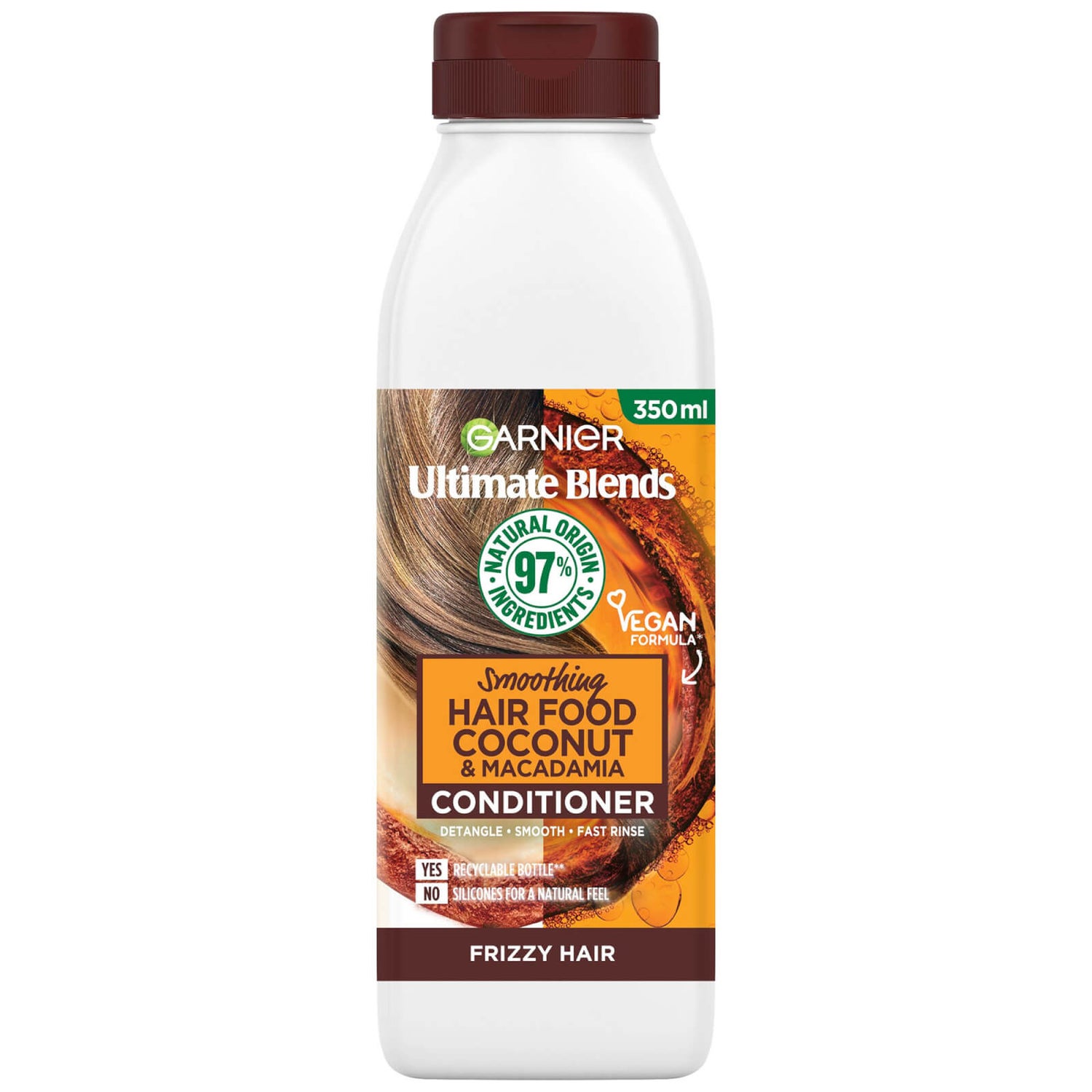 Garnier Ultimate Blends Smoothing Hair Food Coconut Conditioner for