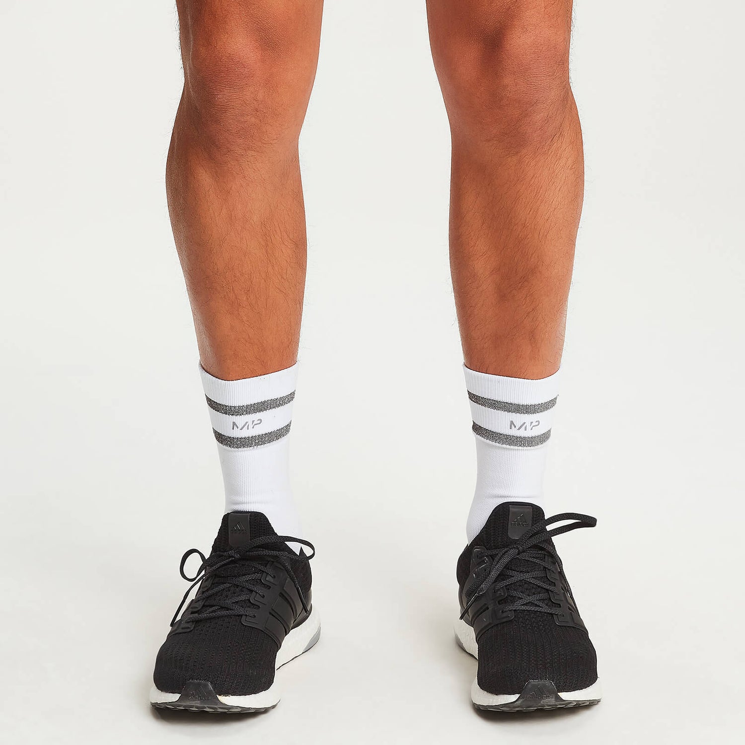 MP Reflective Crew Socks White MYPROTEIN™