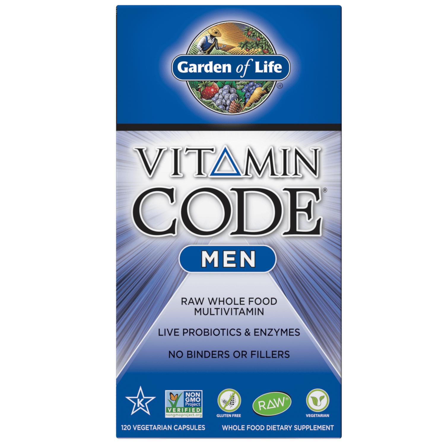 Vitamin Code Men 120 Capsules Garden of Life UK