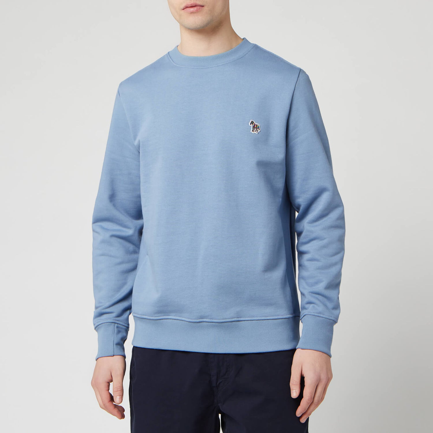 PS Paul Smith Men's Sweatshirt - Grey Blue - Free UK Delivery Available