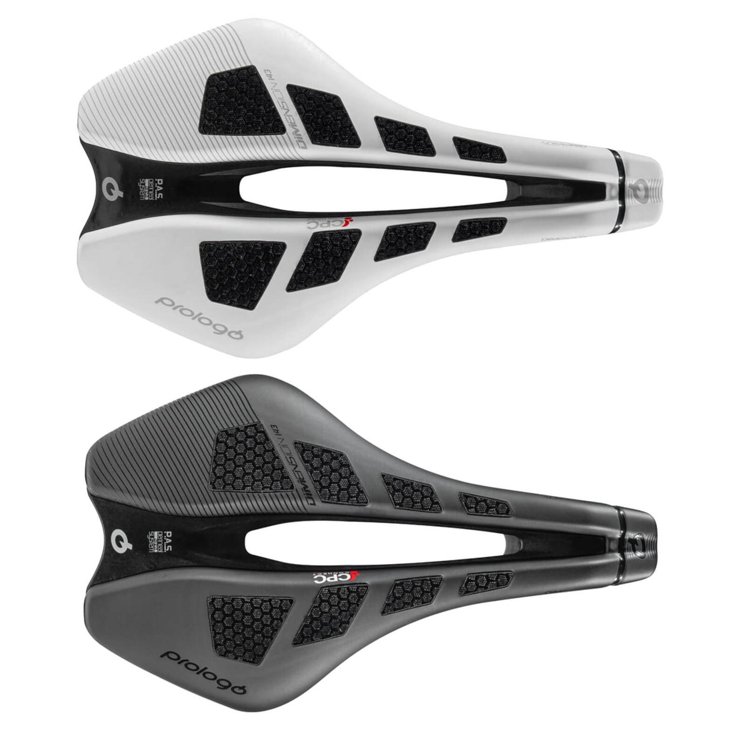Prologo Dimension CPC Saddle - Tirox Rail, Hard Black, 143mm Width