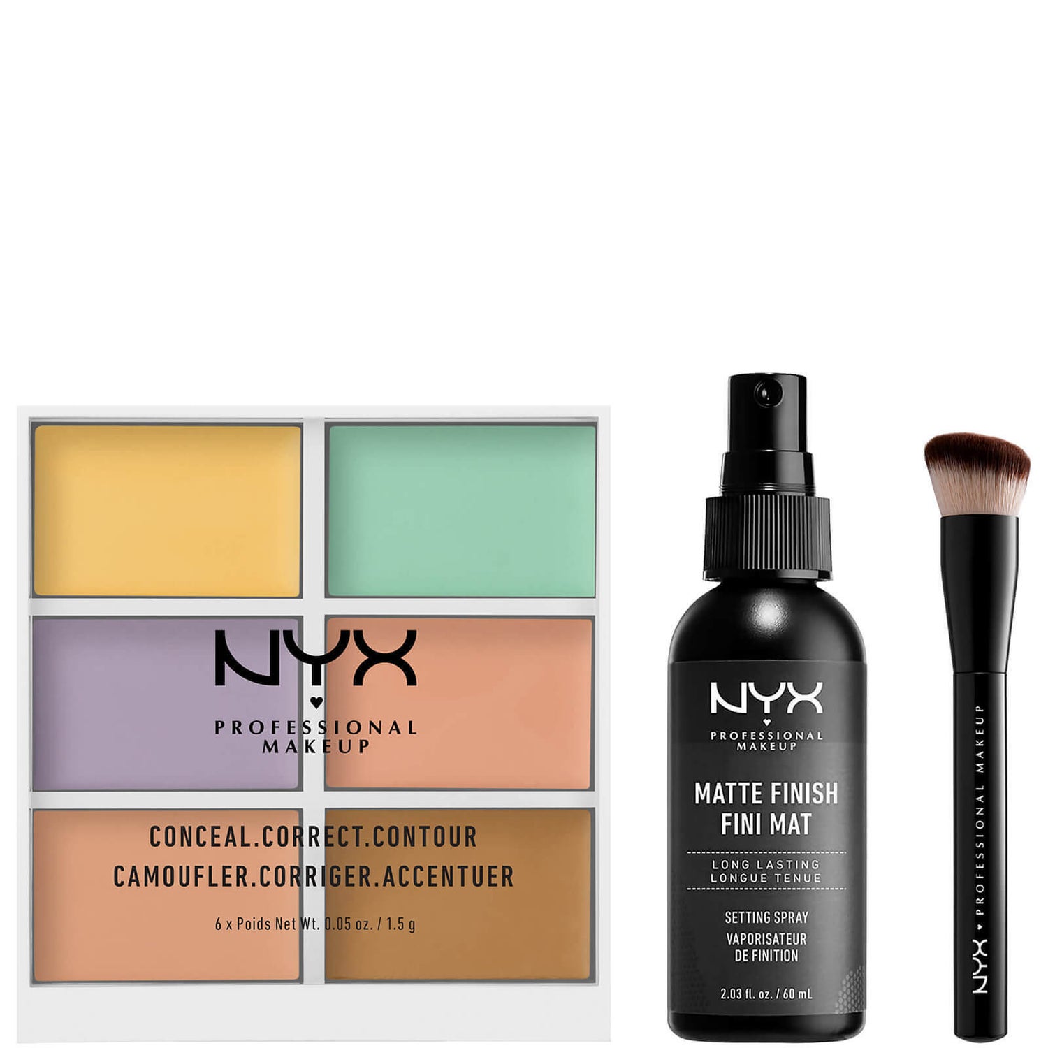 nyx professional makeup face must haves set - exclusive - free delivery