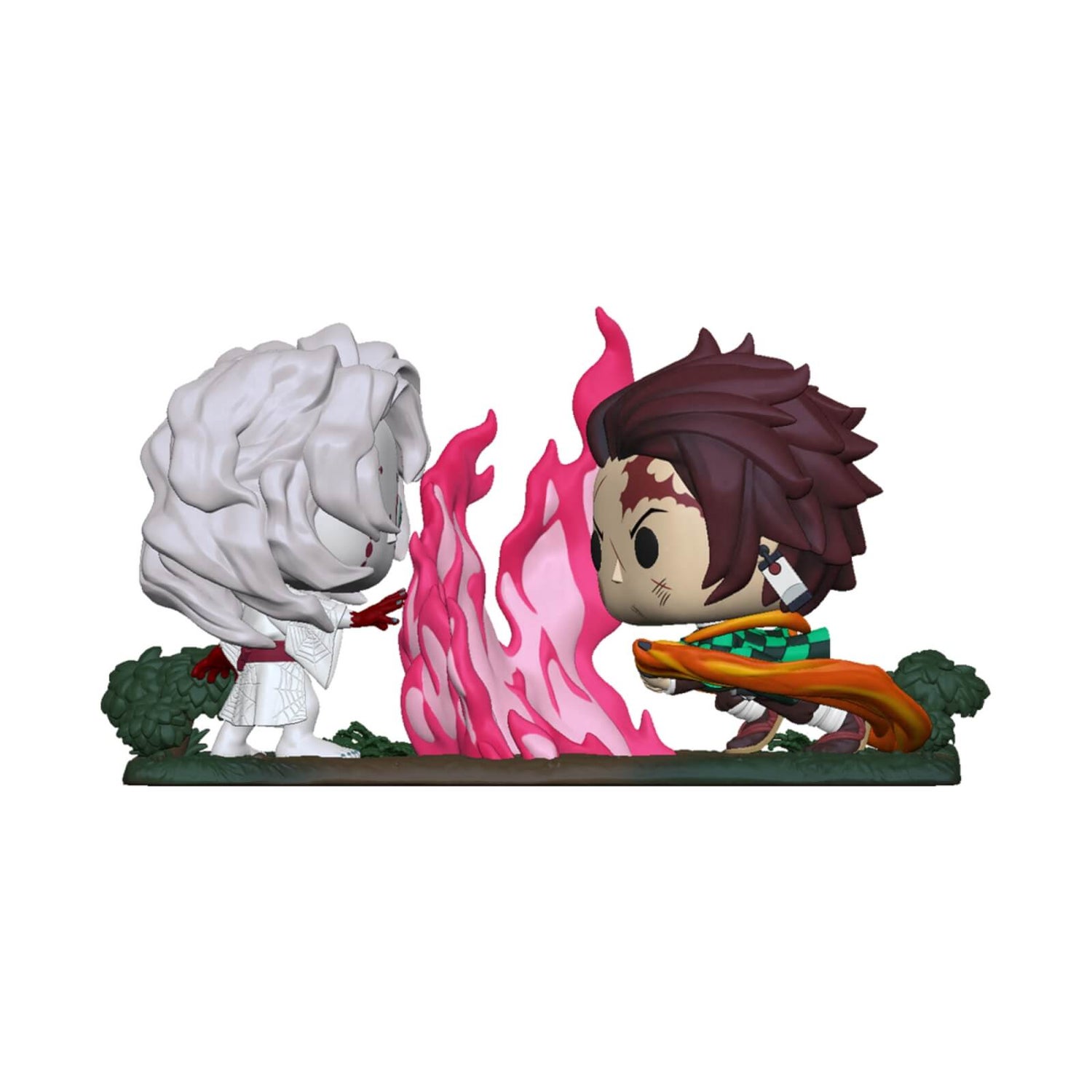 demon slayer tanjiro vs rui funko