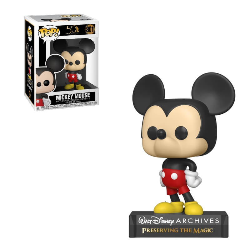 Disney Archives Current Mickey Mouse Pop! Vinyl Figure Merchandise ...