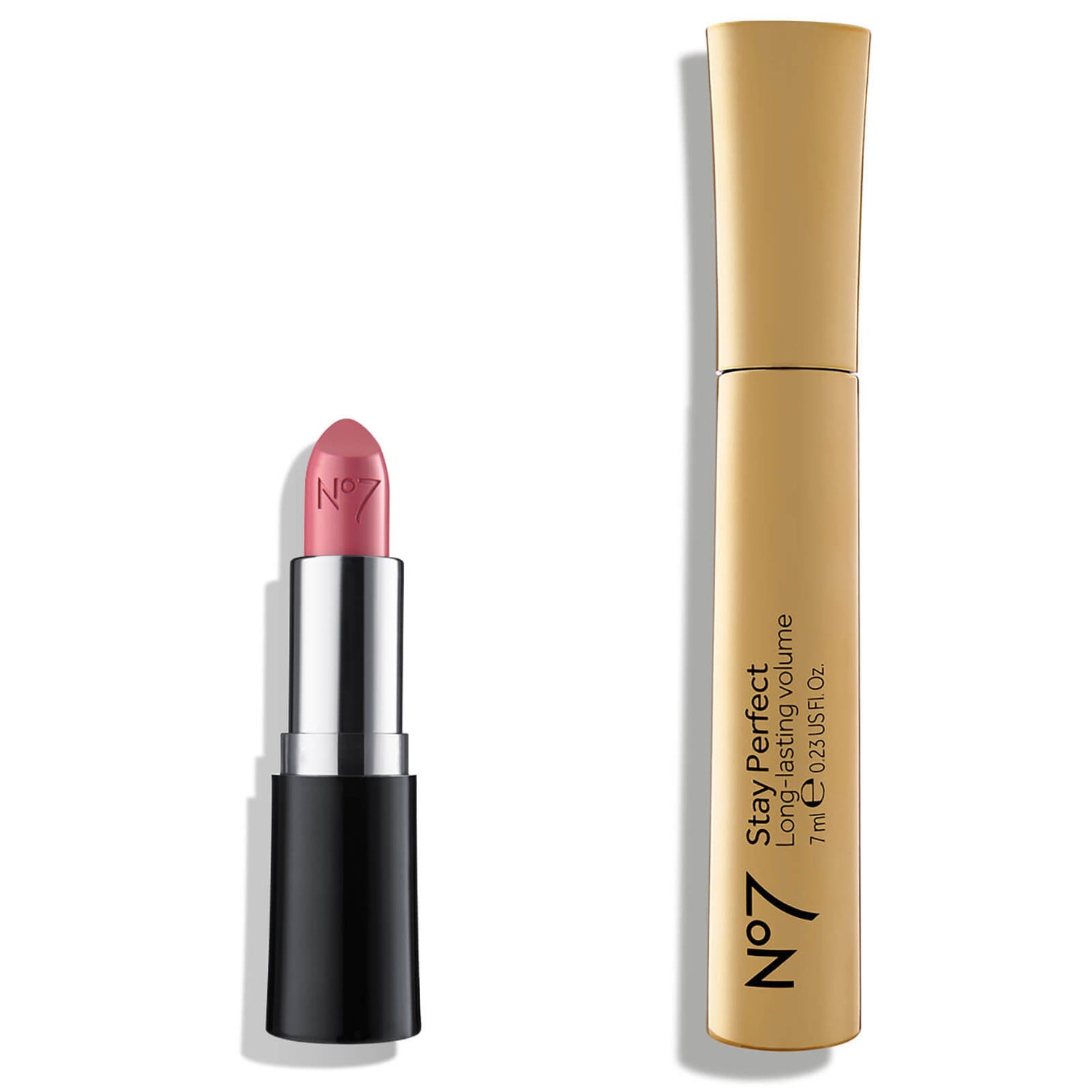 No7 Date Night Rose Mist Moisture Drench Lipstick & Stay Perfect