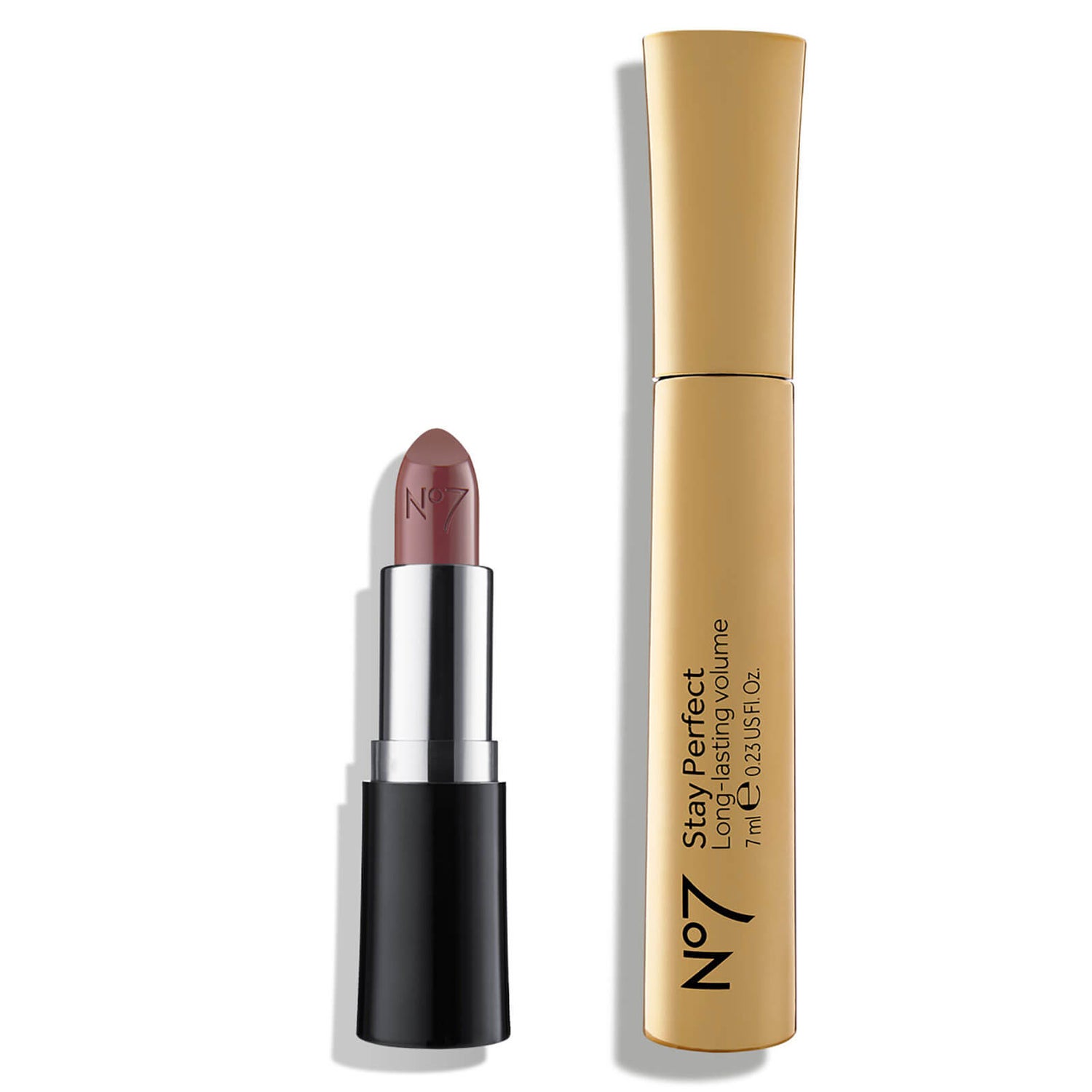 No7 Pucker Up Nutmeg Spice Moisture Drench Lipstick & Stay Perfect