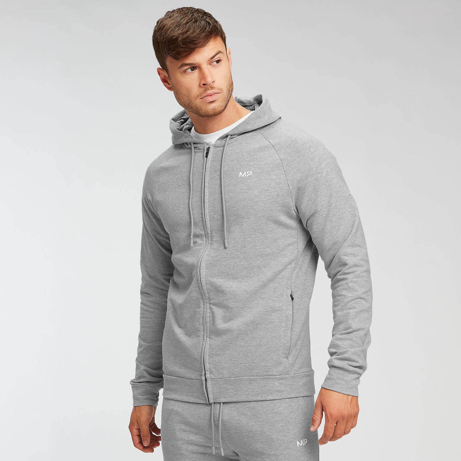 MP Men's Form Zip Up Hoodie Grey MYPROTEIN™
