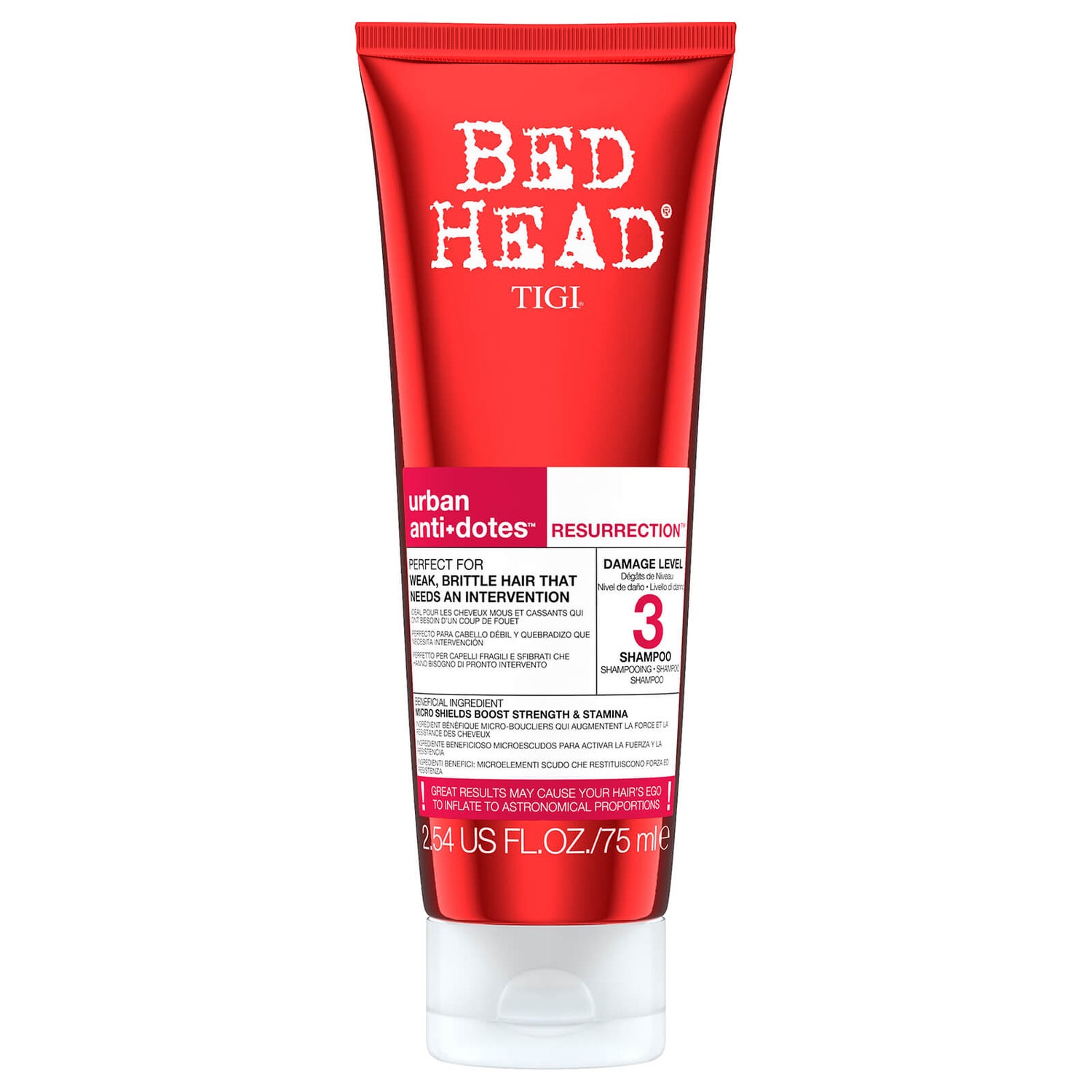 TIGI Bed Head Travel Size Urban Antidotes Resurrection Repair Shampoo 75ml