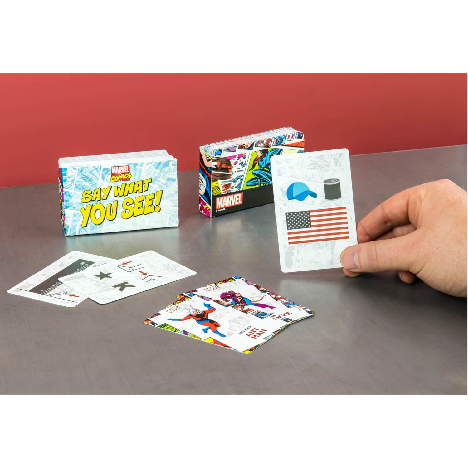 Marvel Say What You See Card Game Unique Gifts Zavvi UK