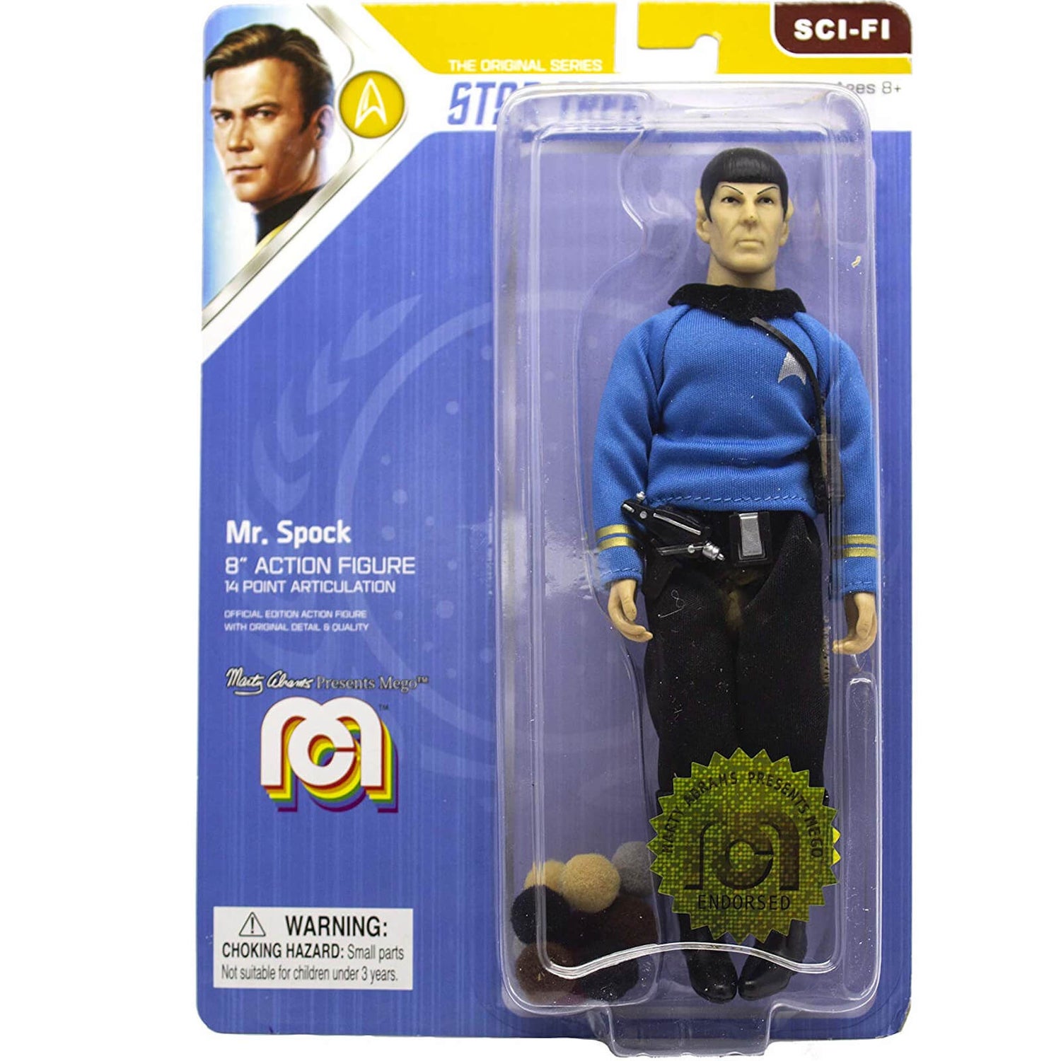 Mego Star Trek Mr. Spock Figurine de Collection Dès 8 ans Lansay