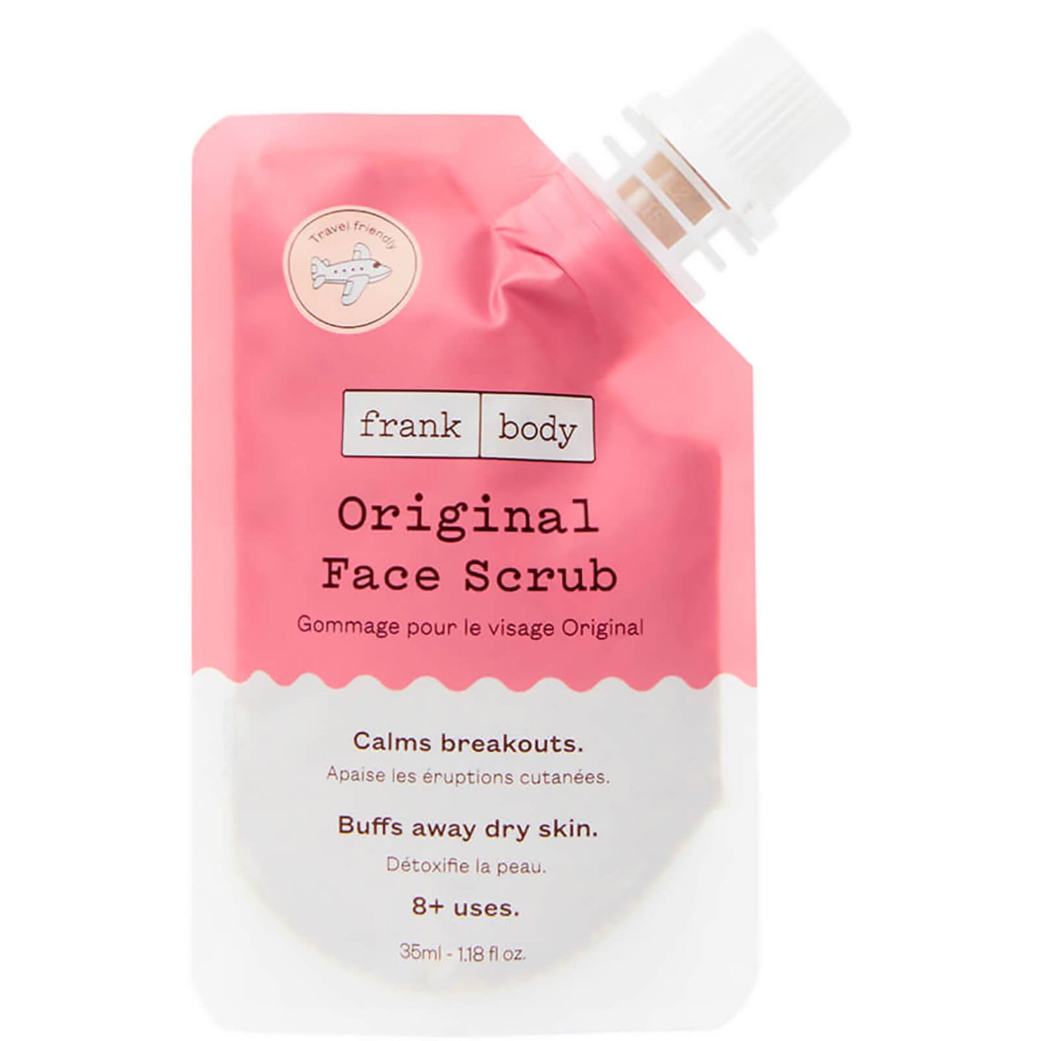 Frank Body Original Face Scrub Pouch LOOKFANTASTIC