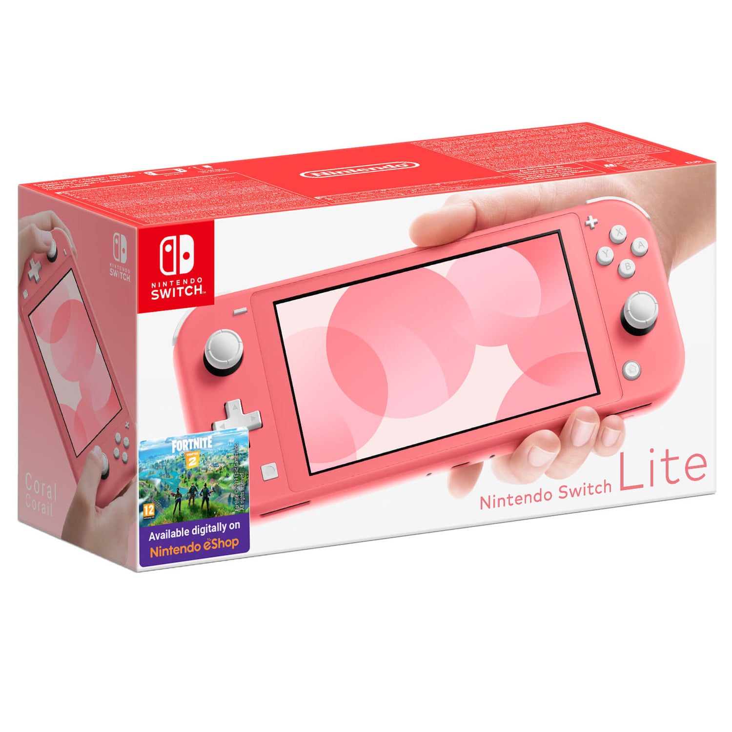 Nintendo Switch Lite (Coral) Nintendo Switch Zavvi UK