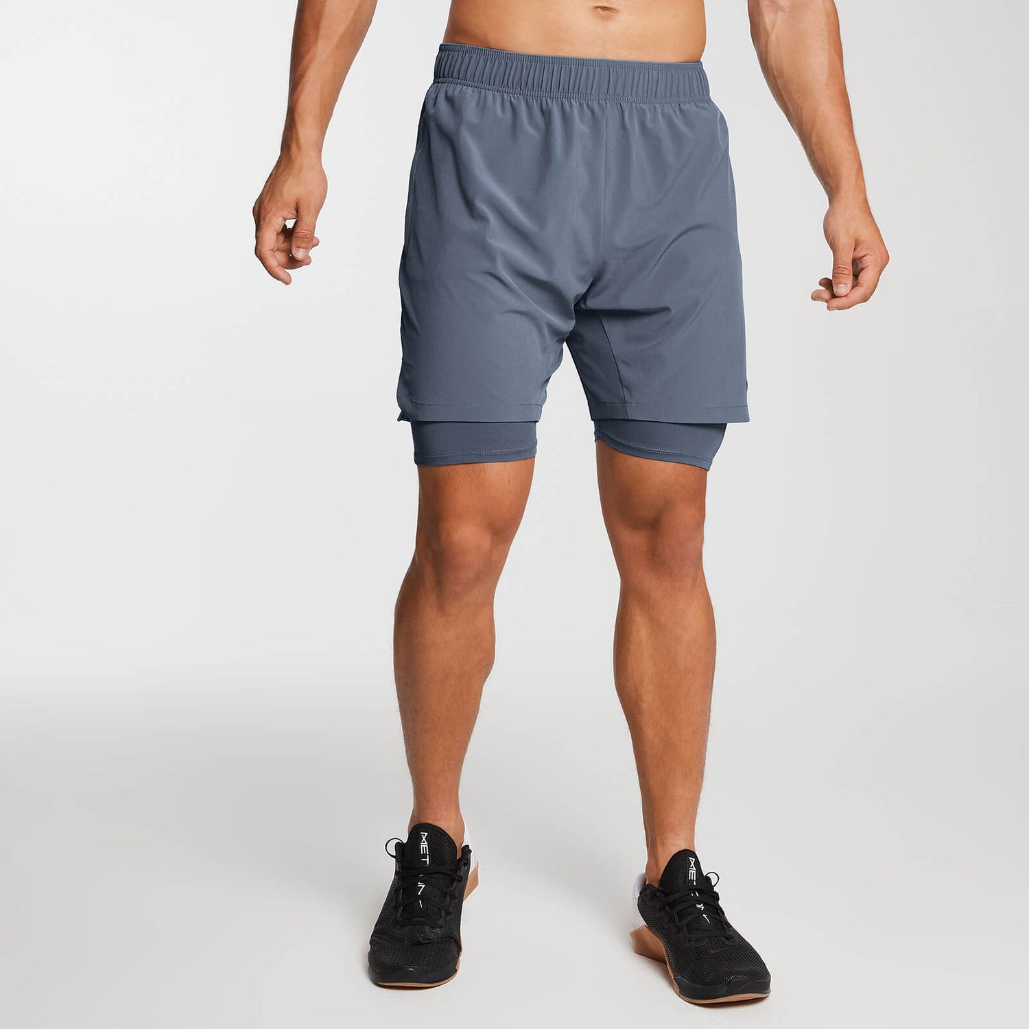 Men's Essential Woven 2-in-1 Training Shorts | Dark Blue | MYPROTEIN™