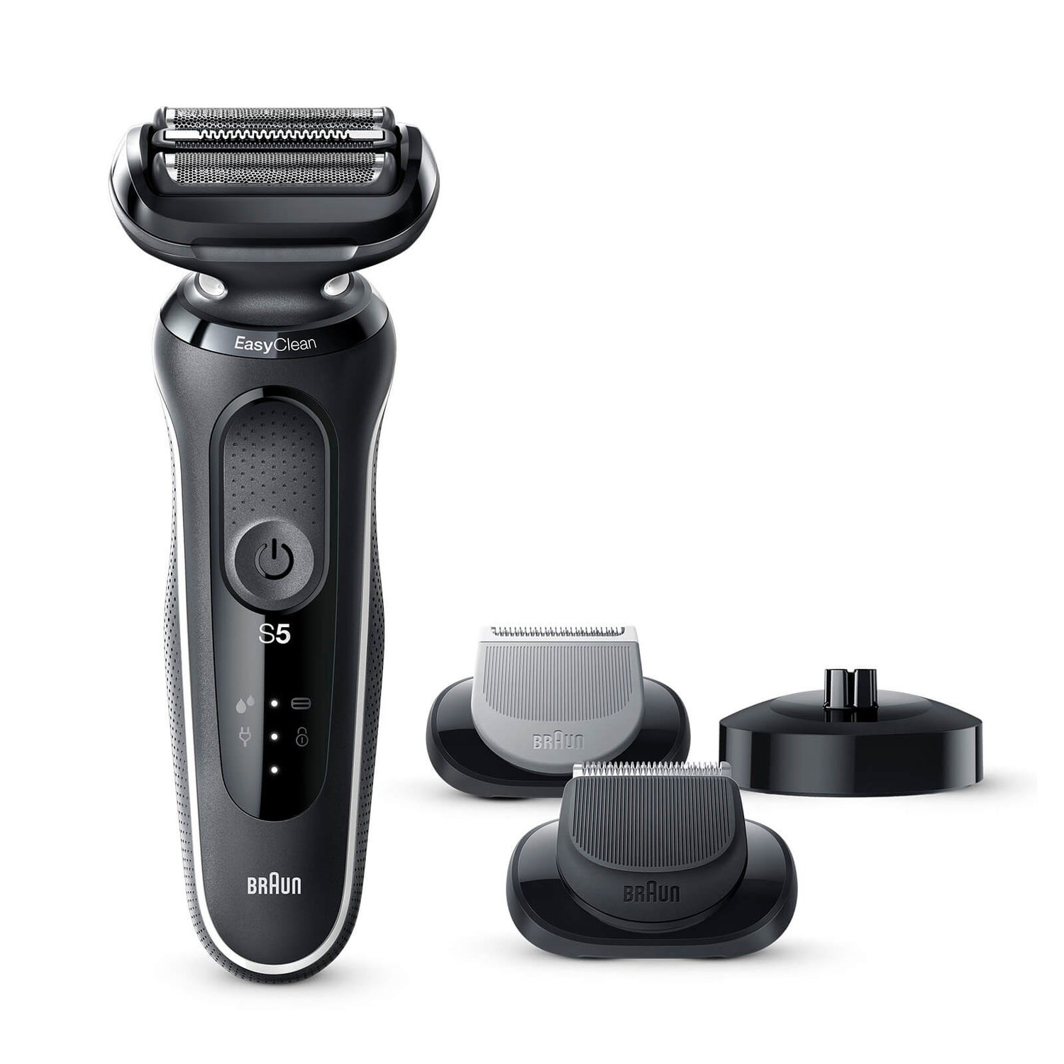 Series 5 Shaver with Charging Stand and EasyClick Attachments Braun UK