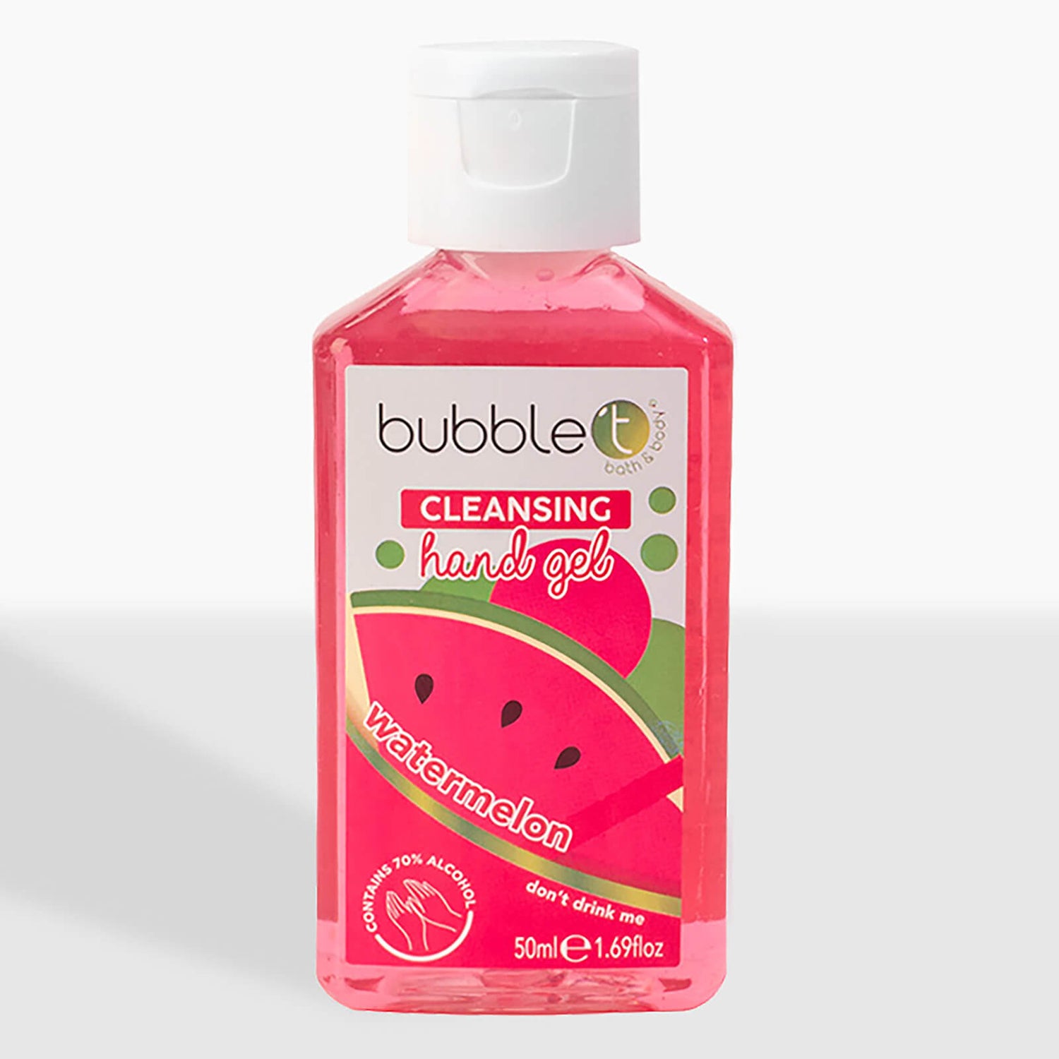 Bubble T Hand Cleansing Gel Watermelon 50ml