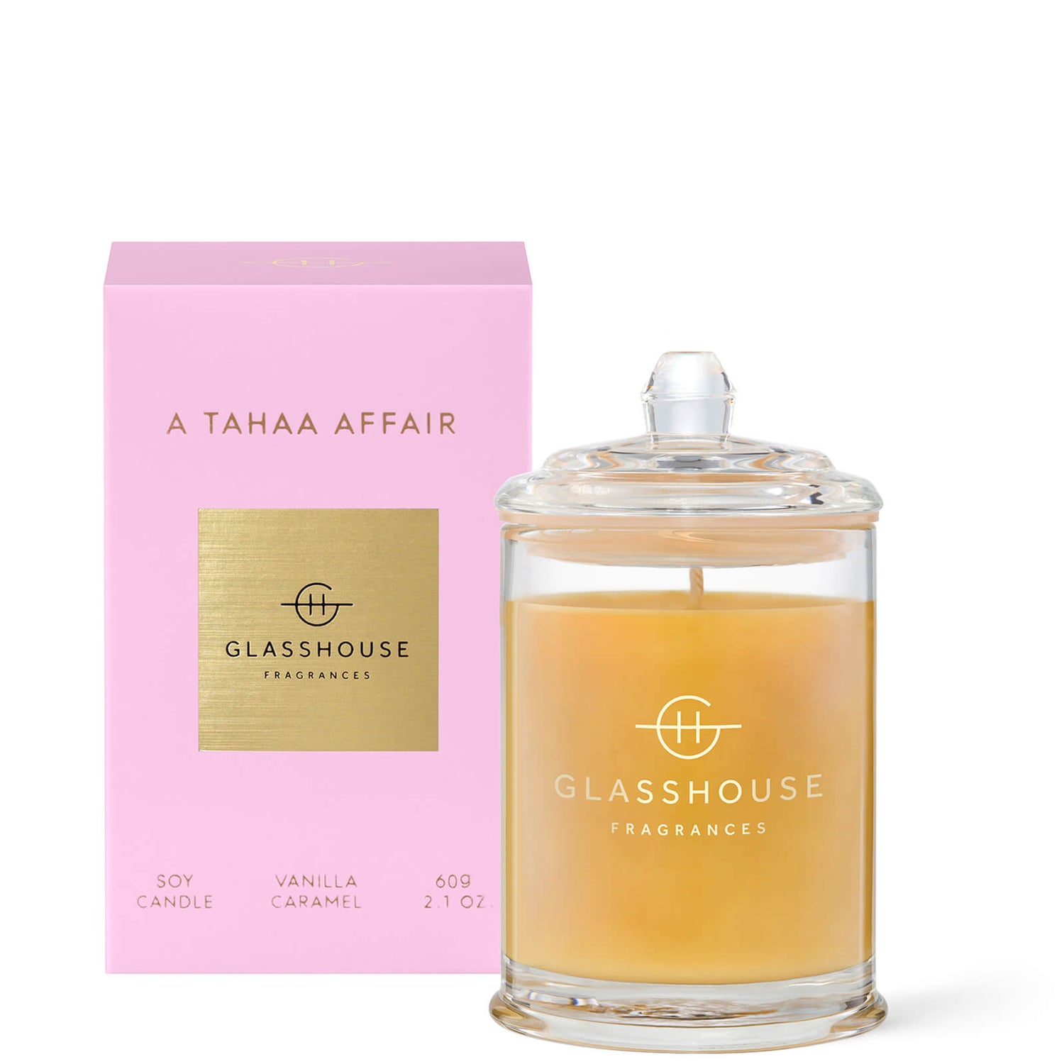 Glasshouse Fragrances A Tahaa Affair Candle 60g LOOKFANTASTIC AU