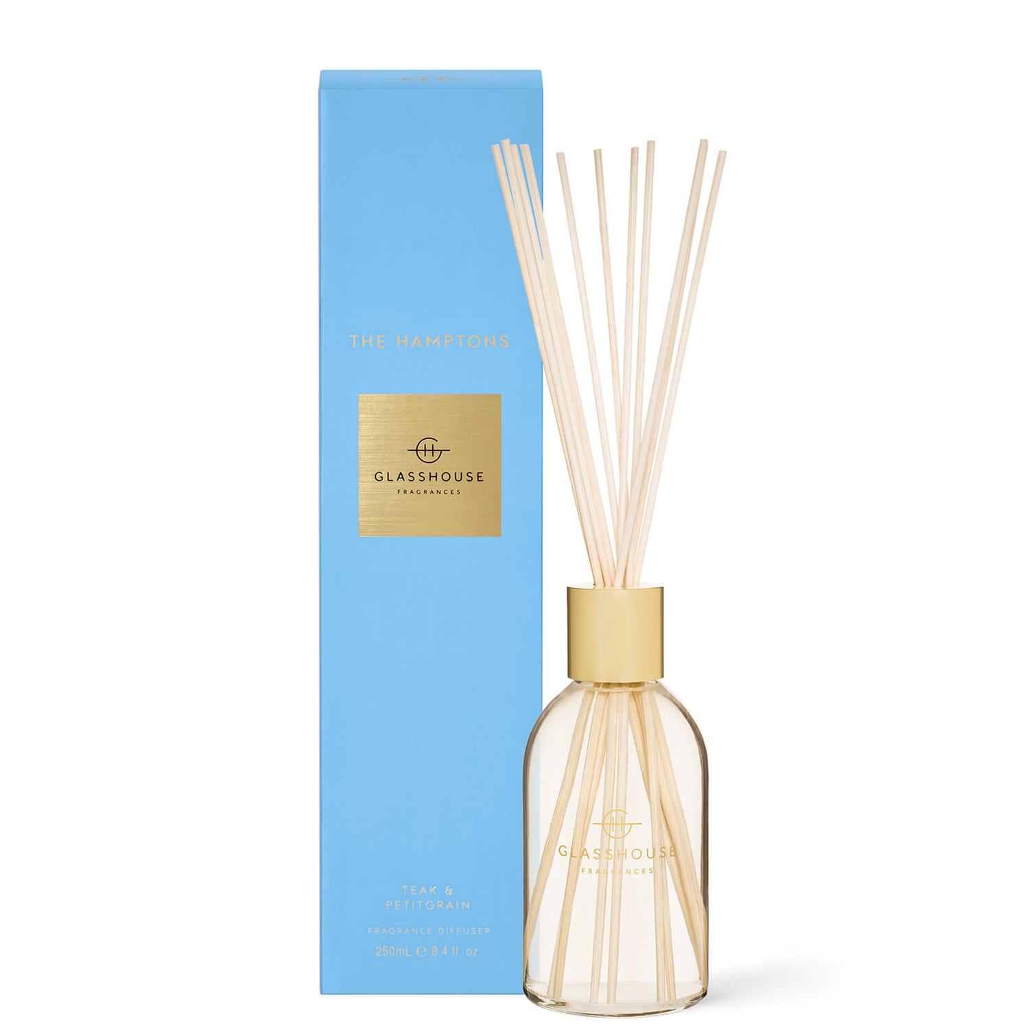 Glasshouse Fragrances The Hamptons Diffuser 250ml LOOKFANTASTIC