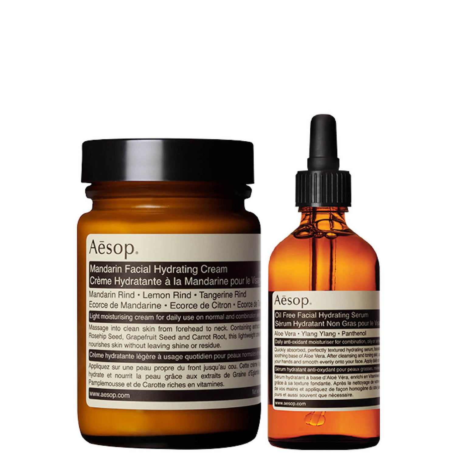 Aesop Mandarin Facial Cream and Lightweight Serum Duo Koop online bij