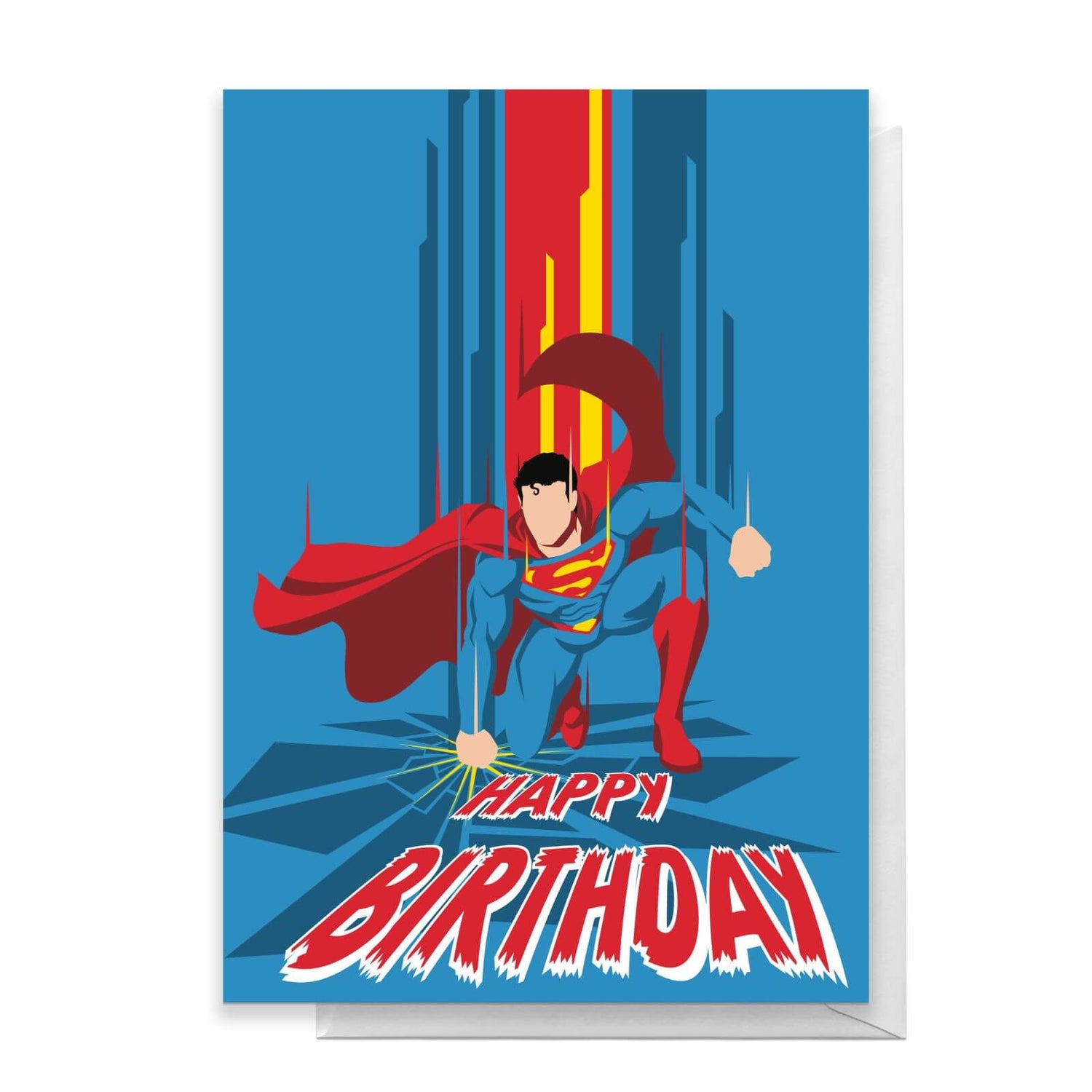 Superman Happy Birthday Card