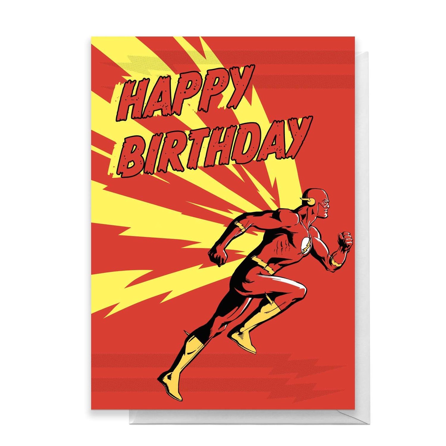 The Flash Happy Birthday Greetings Card Homeware Zavvi US