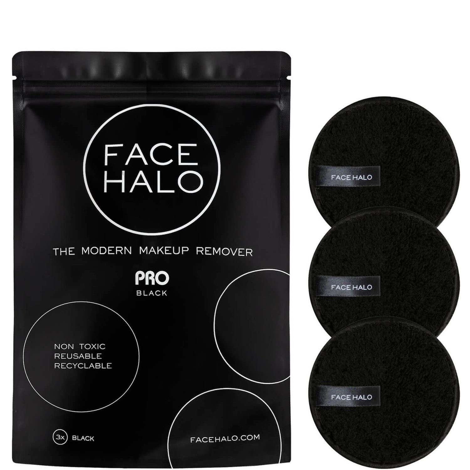 Face Halo The Modern Makeup Remover PRO 3 Pack lookfantastic Singapore