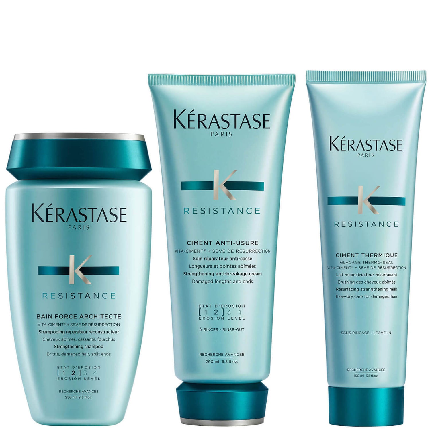 Kérastase Résistance 3 Step Strengthening Routine for Damaged Hair ...