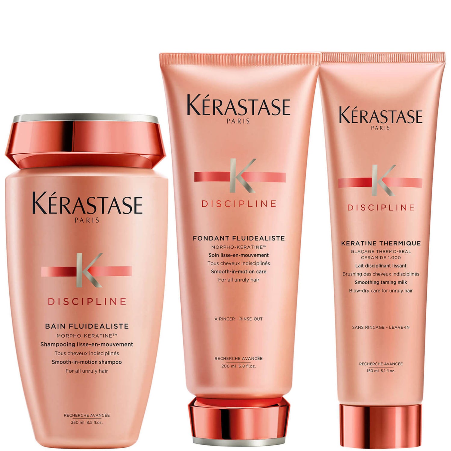 Kérastase Discipline 3 Step Smoothing AntiFrizz Routine
