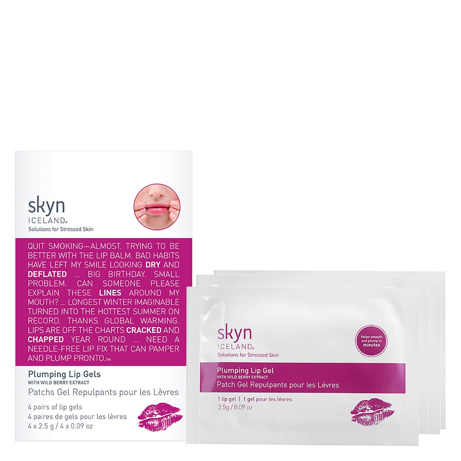 skyn ICELAND Plumping Lip Gel 10g (Pack of 4)