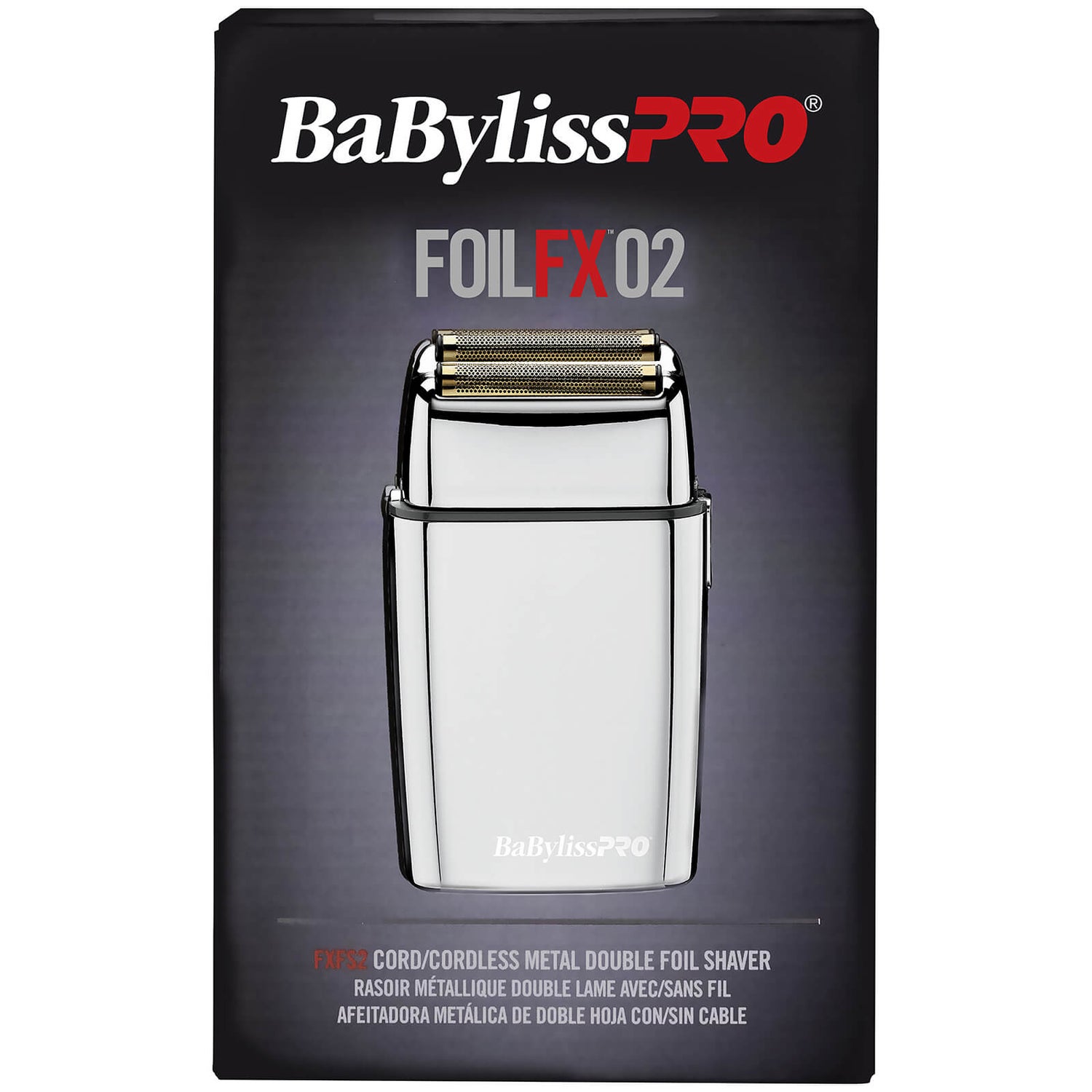 BaByliss PRO FoilFX02 Metal Double Foil Shaver Buy Online At RY