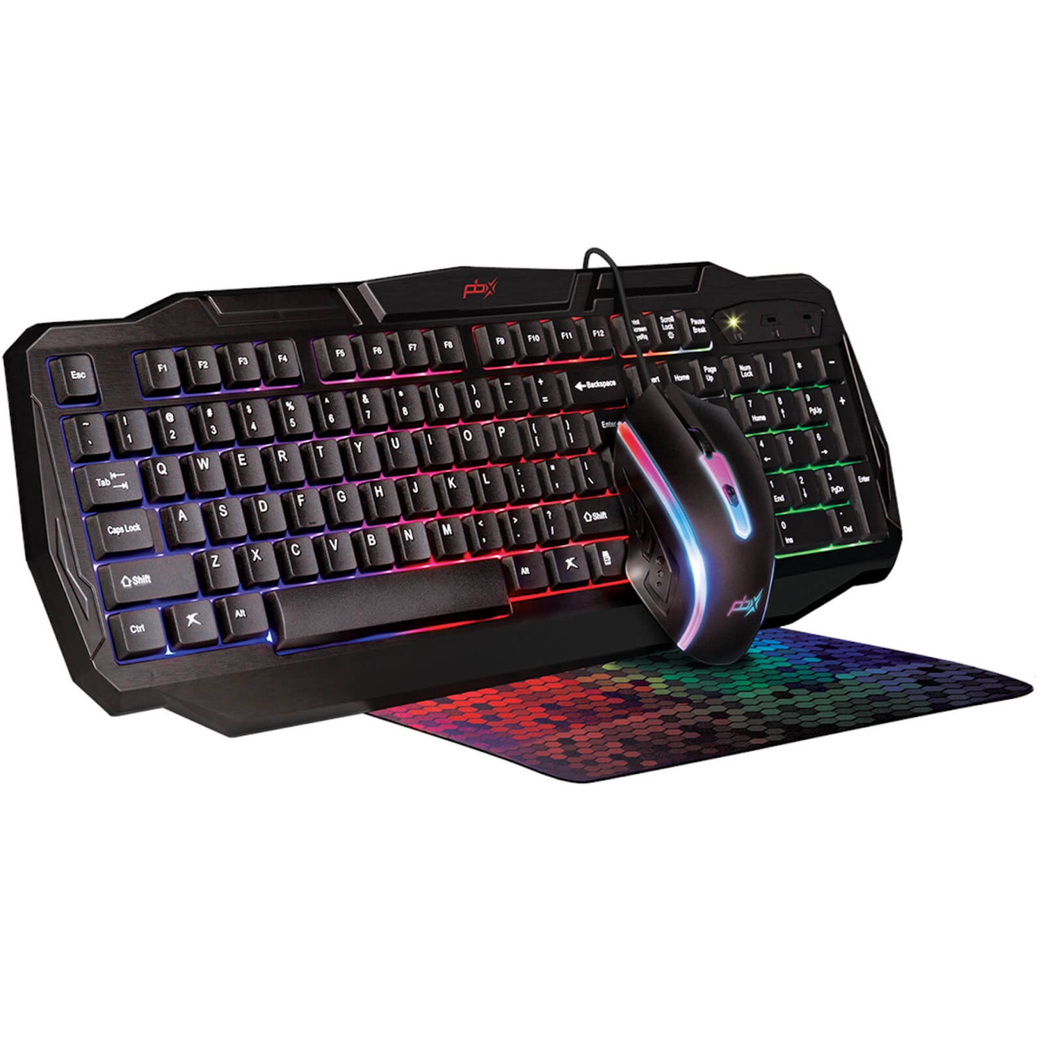 Slayer 3 in 1 Pro Gaming Kit Keyboard, Mouse and Mousepad PC