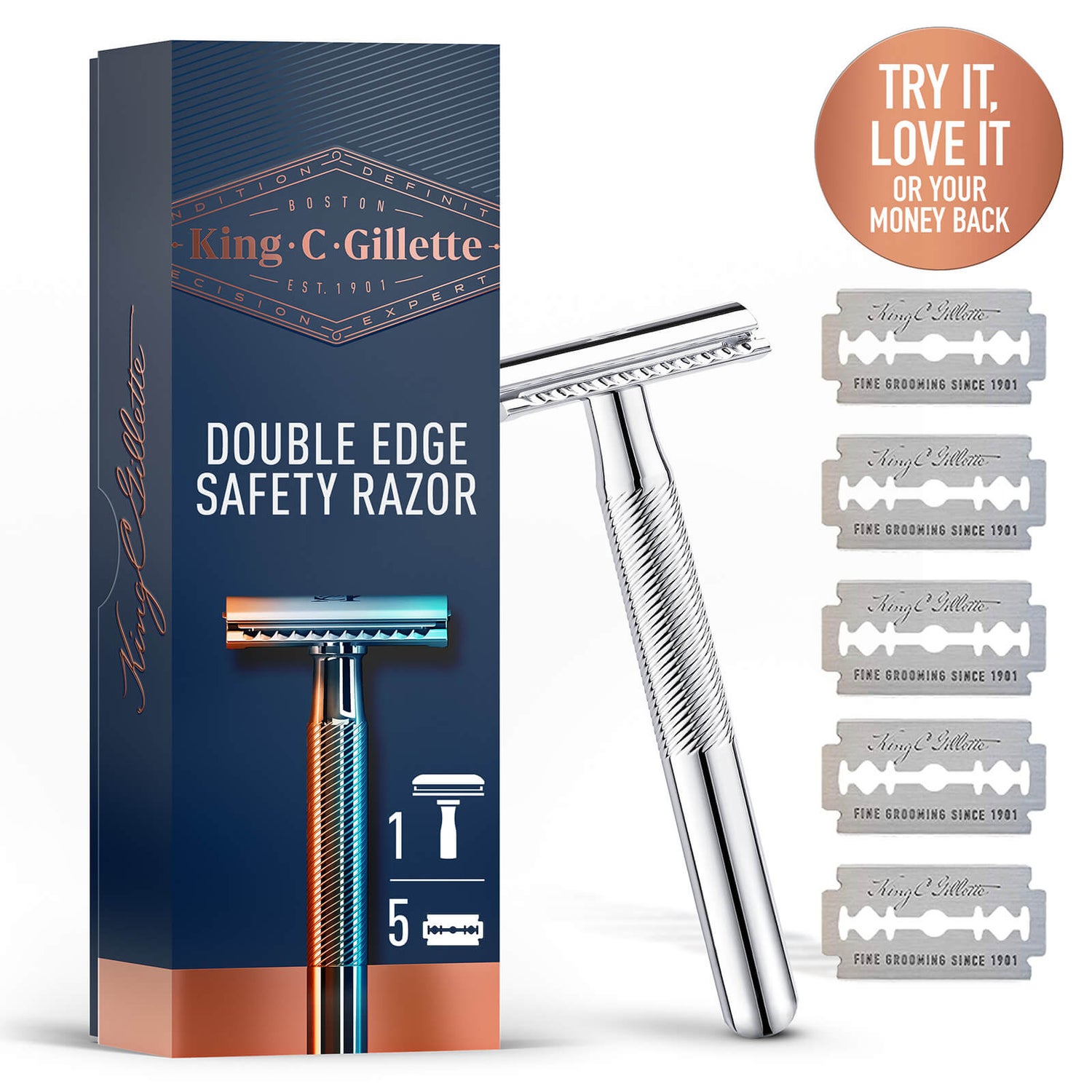 King C. Gillette Double Edge Safety Razor for Men Gillette UK
