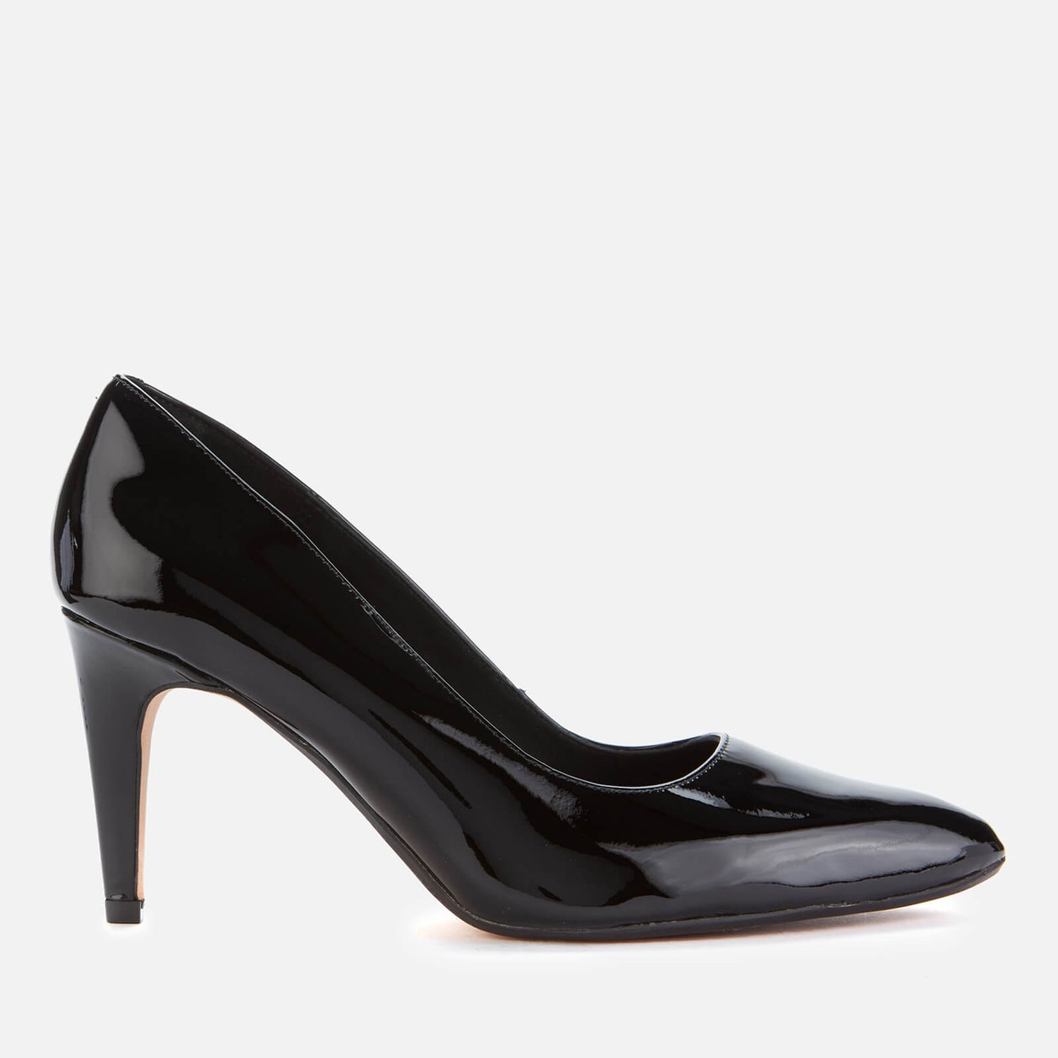 Clarks Women's Laina Rae 2 Patent Leather Court Shoes - Black | TheHut.com