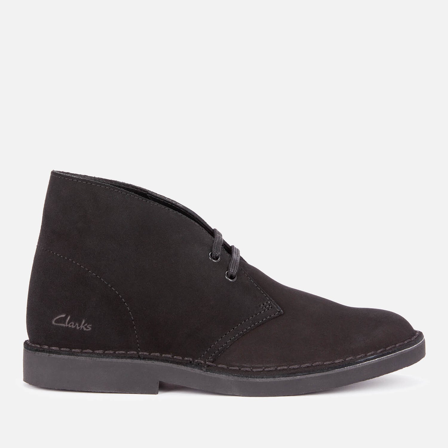 clarks black desert boots womens
