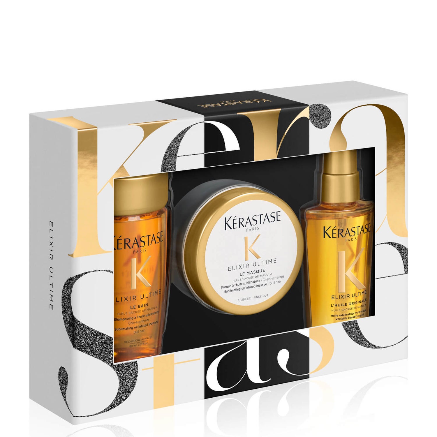 Kérastase Elixir Ultime Travel Size Exclusive Gift Set LOOKFANTASTIC